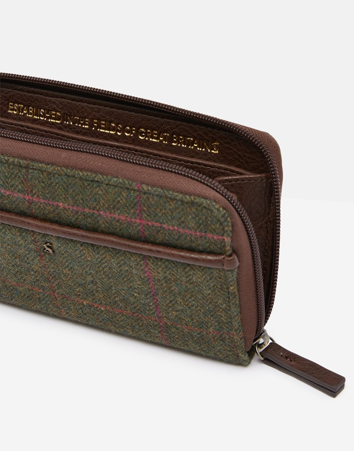 Adeline Tweed Purse - Green Tweed