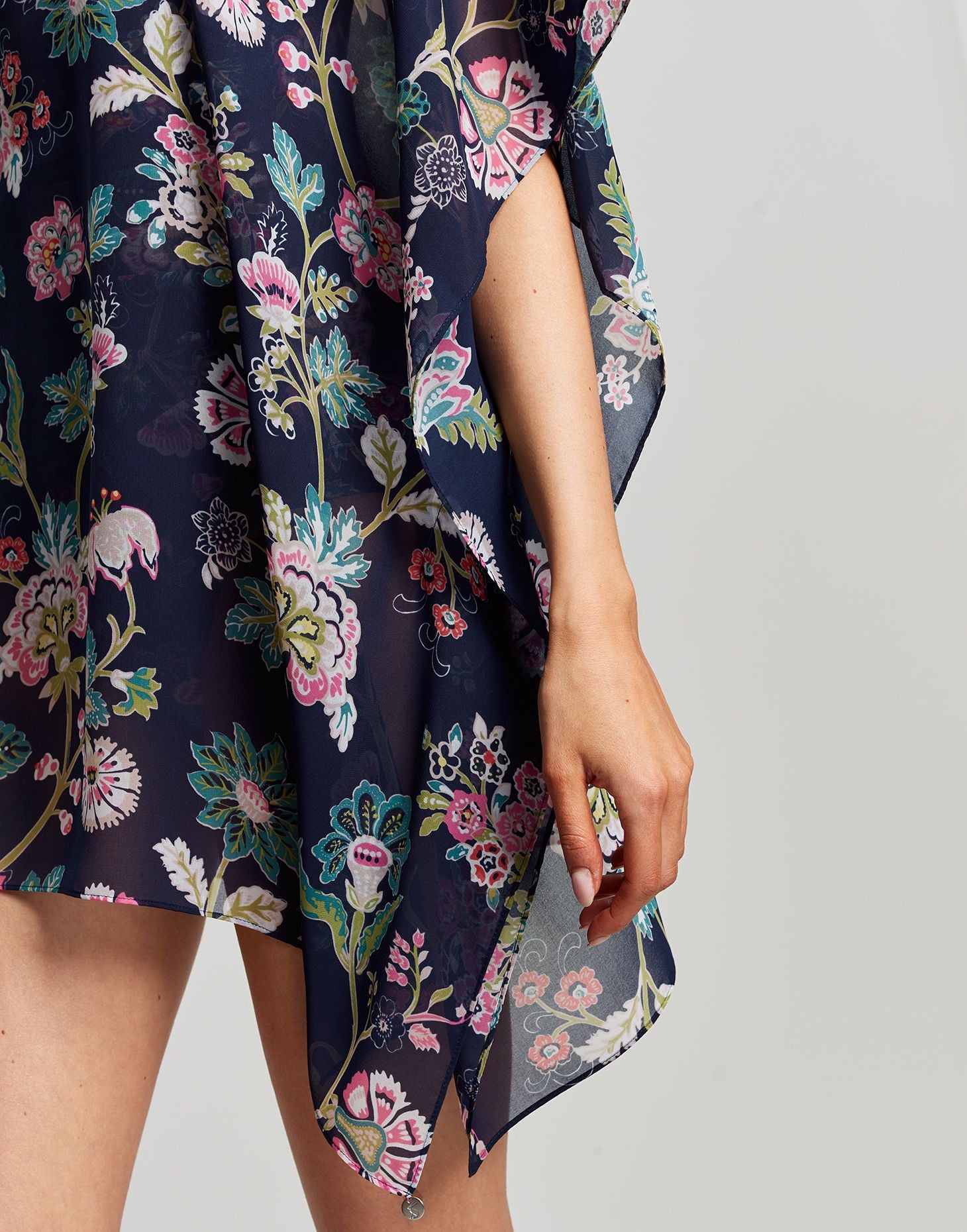 Rosanna Cover Up - Navy Floral