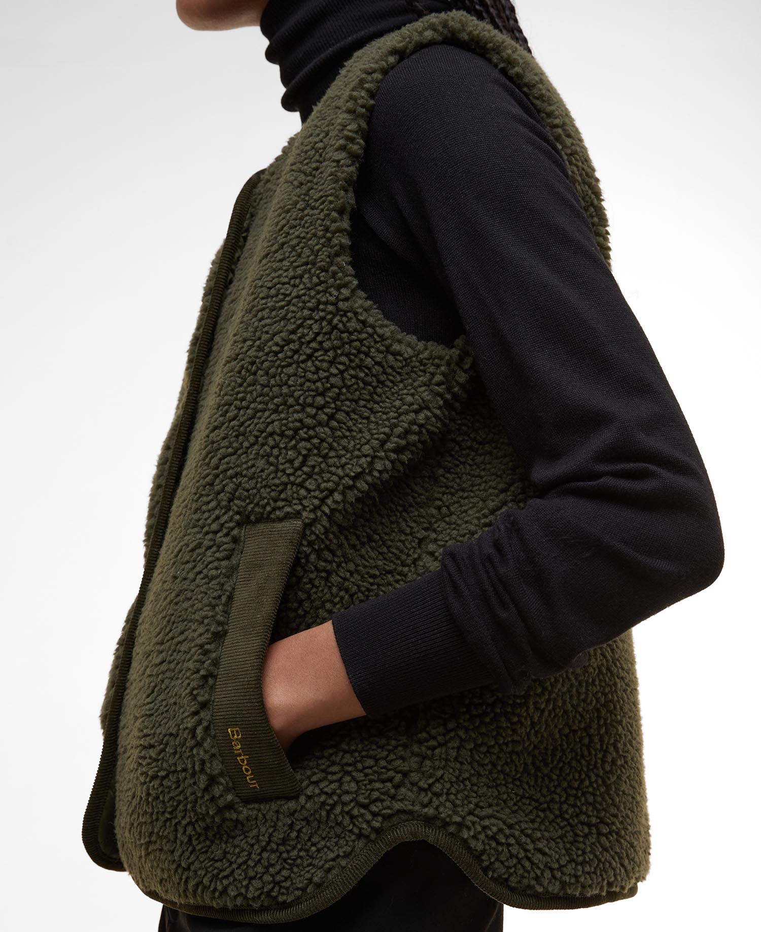 Luciana Fleece Gilet - Olive
