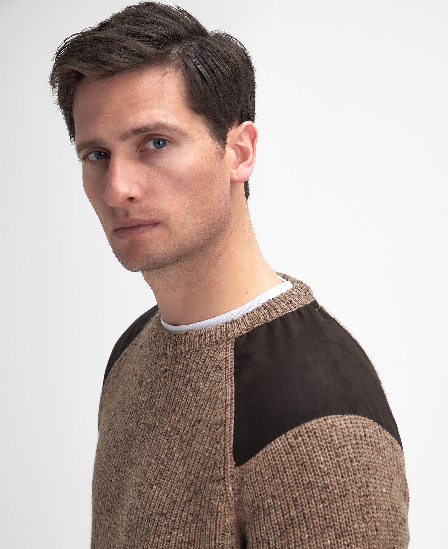Raisthorpe Crew Neck Jumper - Stone