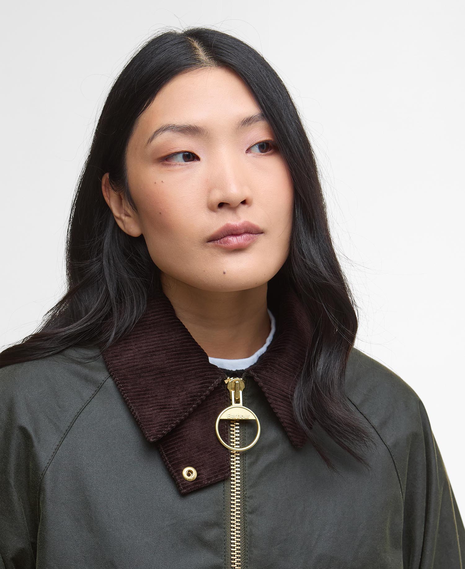 Luella Waxed Jacket - Fern/Ancient Tartan