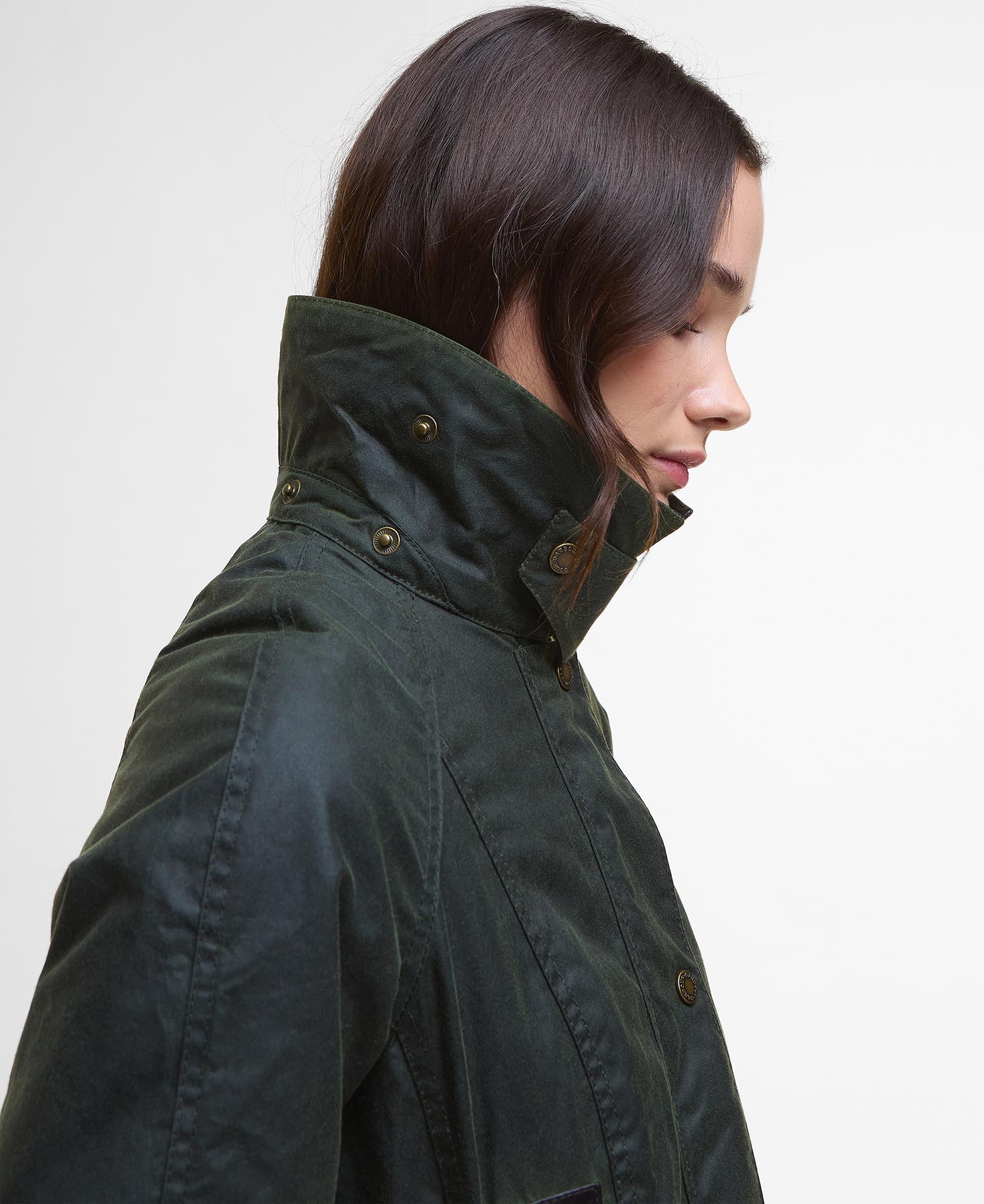 Ivy Waxed Jacket - Fern