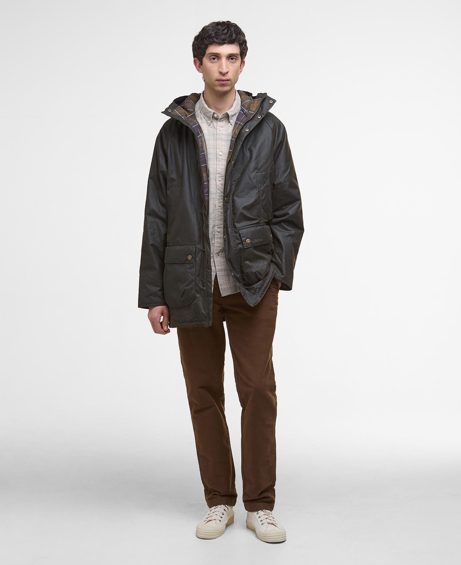 Bedale Waxed Parka - Olive