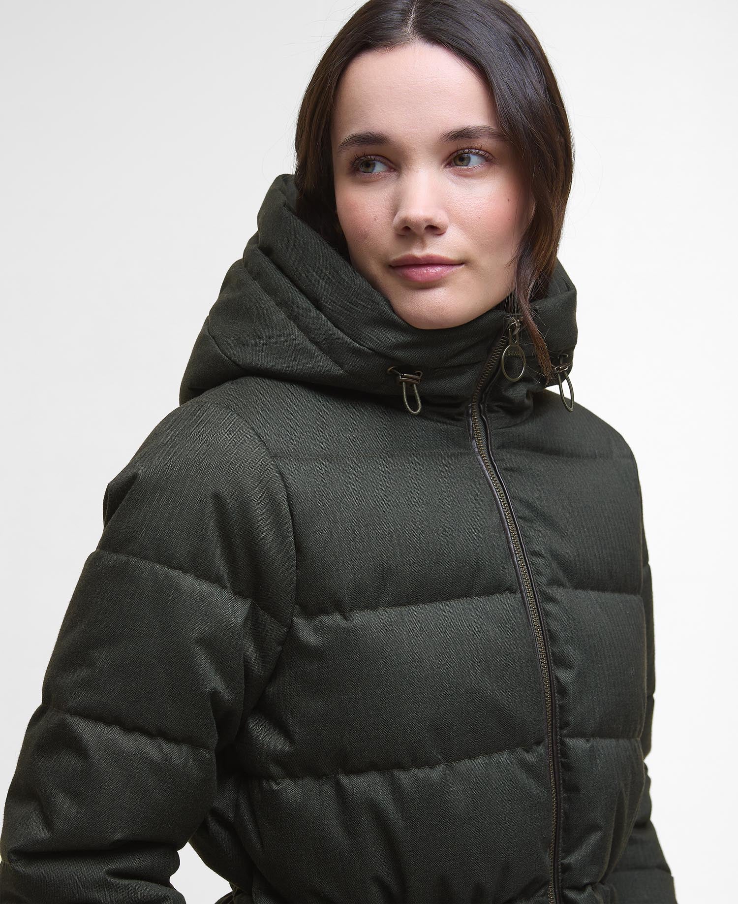 Begonia Puffer Jacket - Olive/Classic
