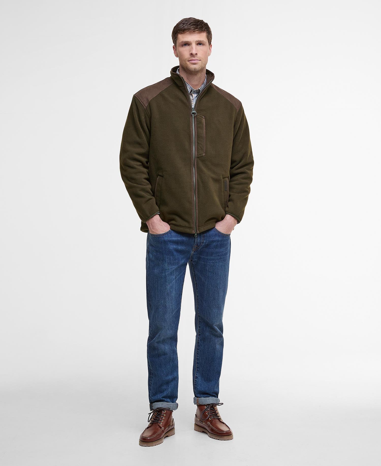 Active Fleece Jacket - Olive