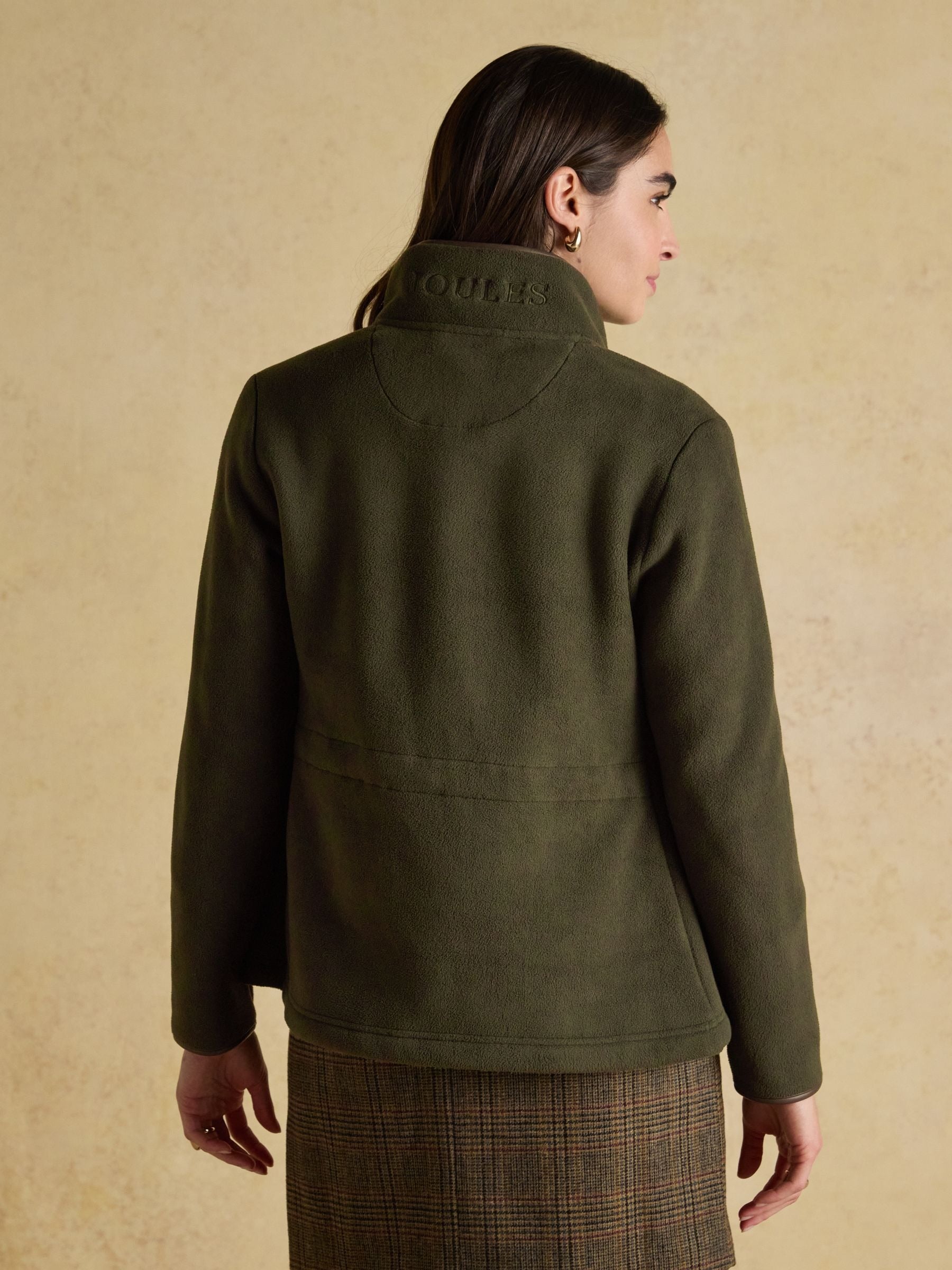 Heritage Green Regular Zip Through Fleece