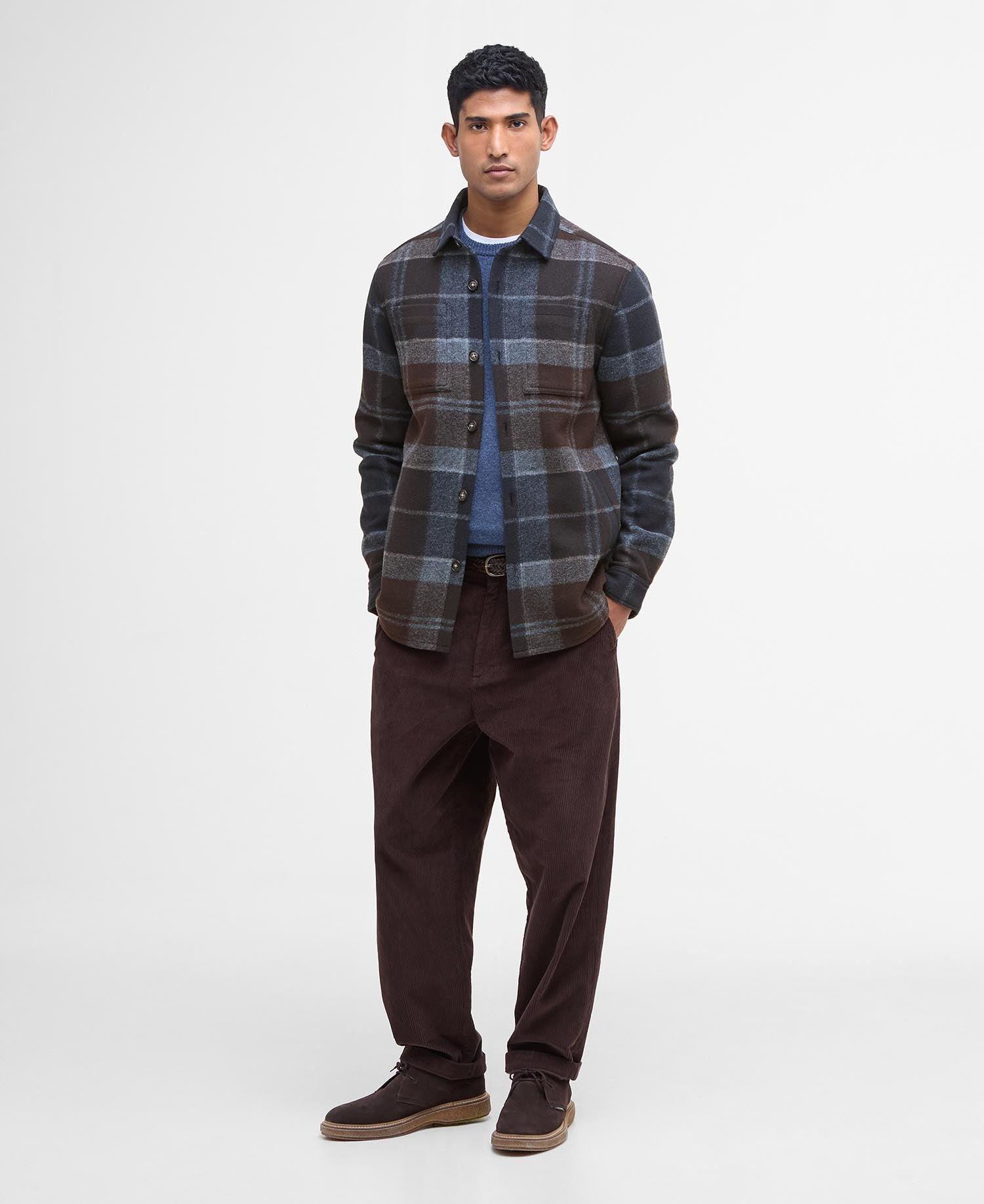 Chapter Check Overshirt - Midnight Oak Tartan