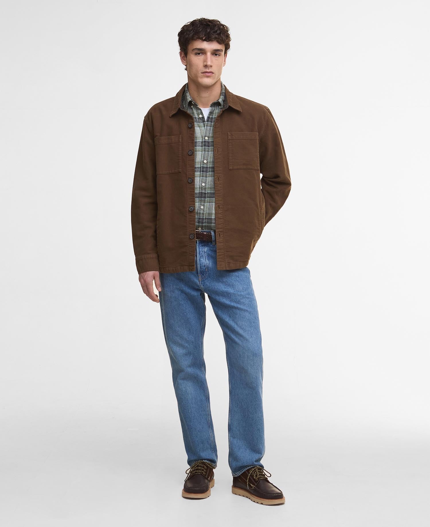 Moleskin Overshirt - Dark Sand