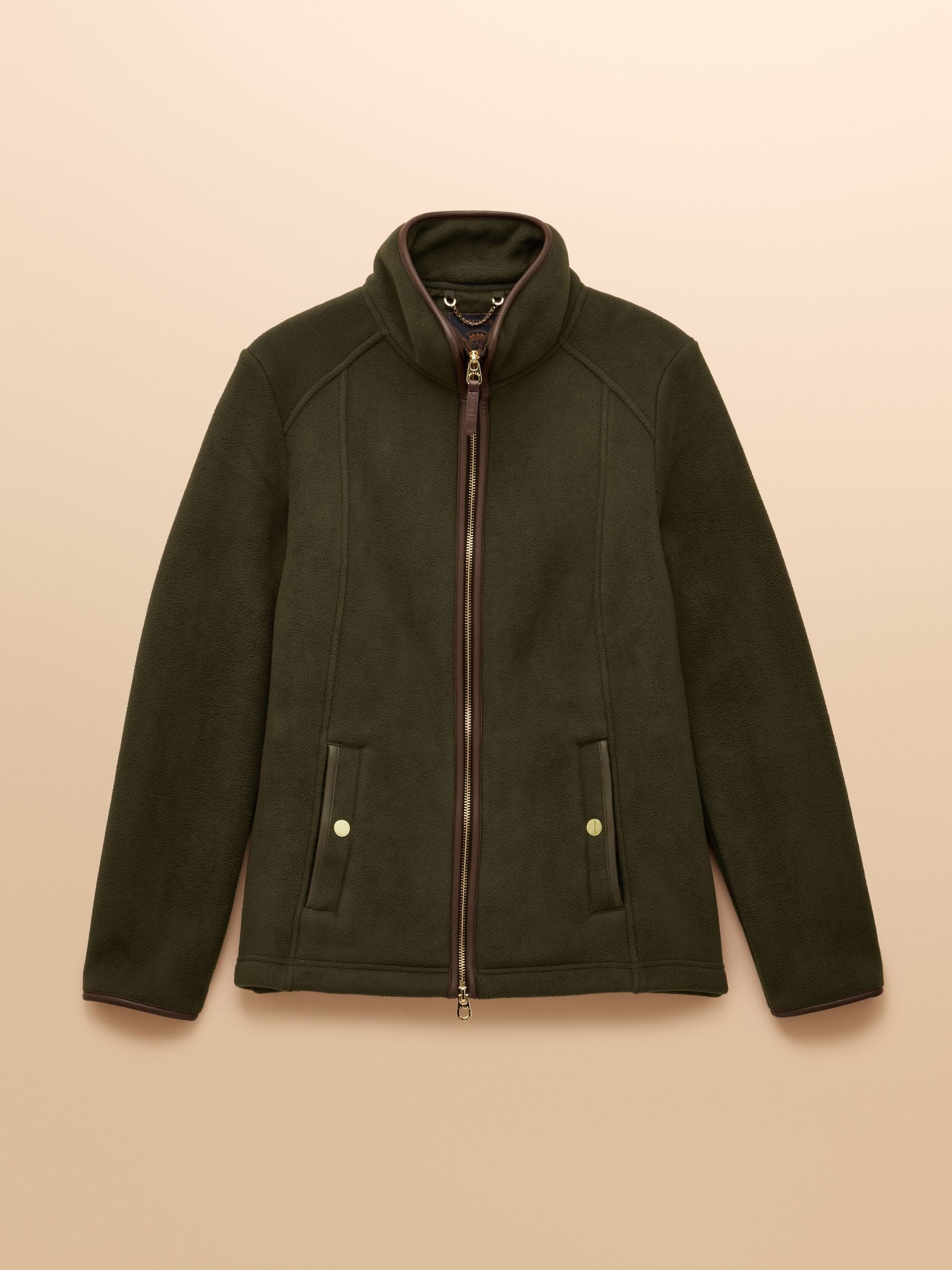 Heritage Green Regular Zip Through Fleece