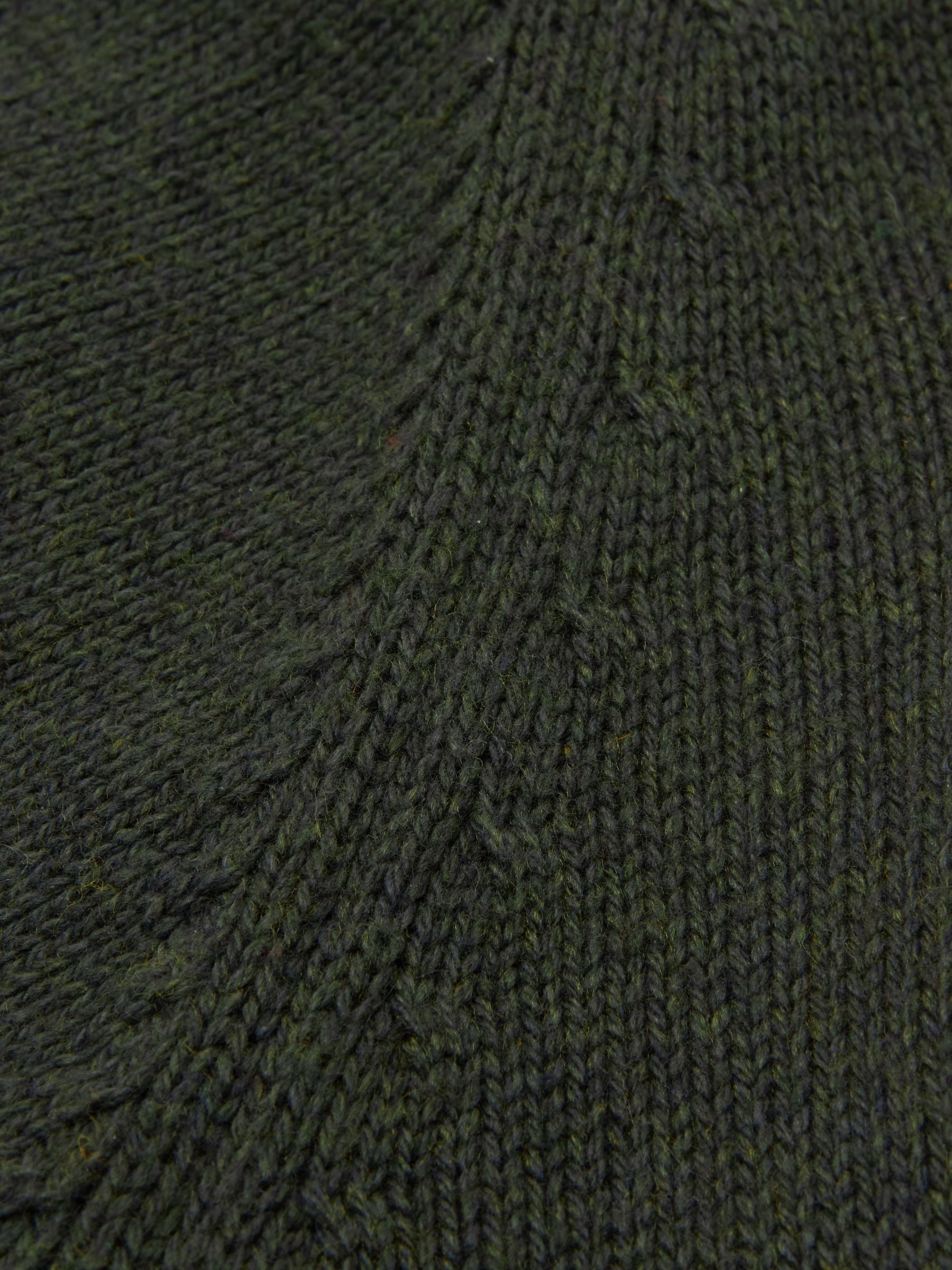 Jonty Green Intarsia Cotton-Rich Crew Neck Jumper