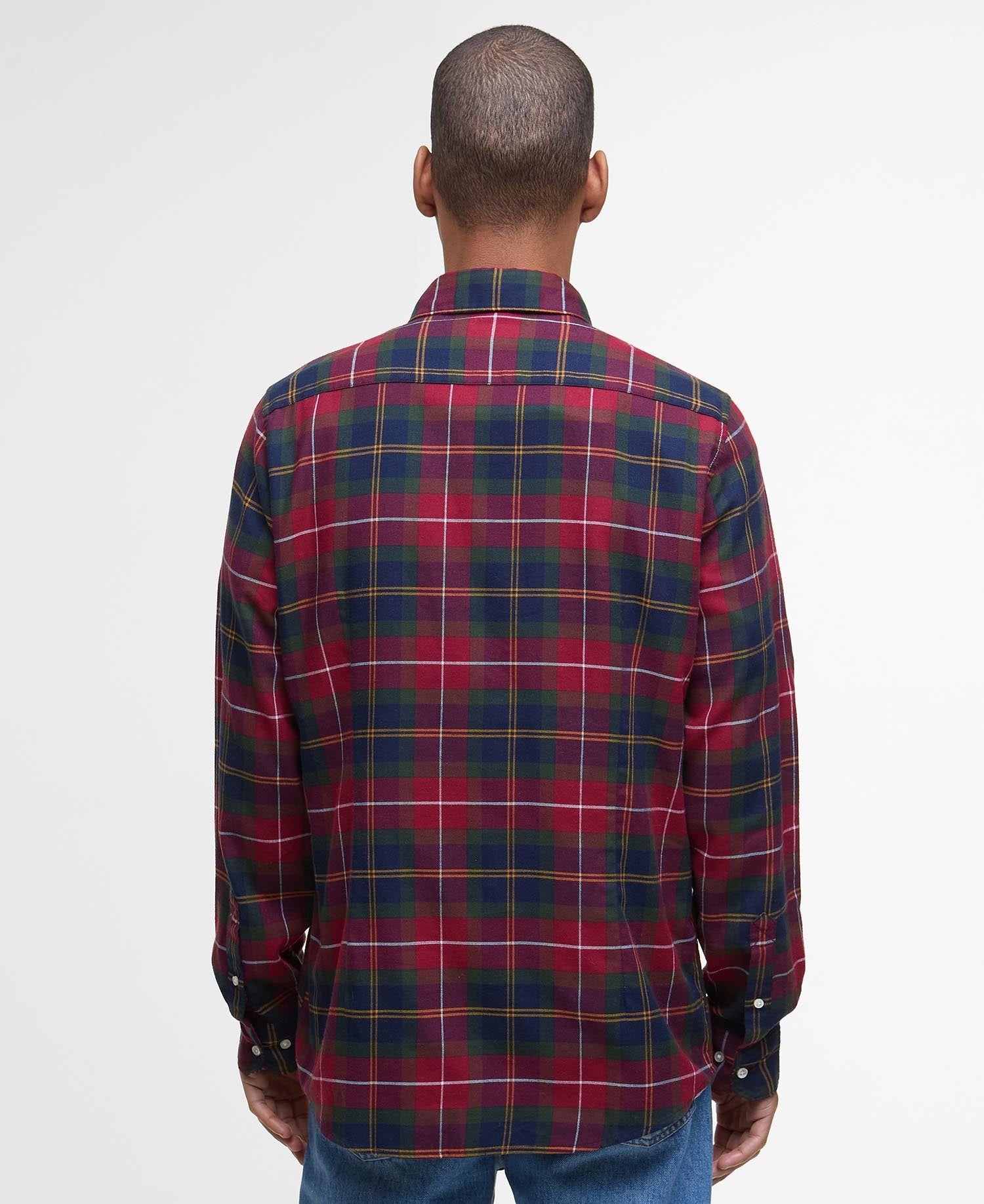 Fortrose Tailored Long-Sleeved Shirt - Winterberry Tartan