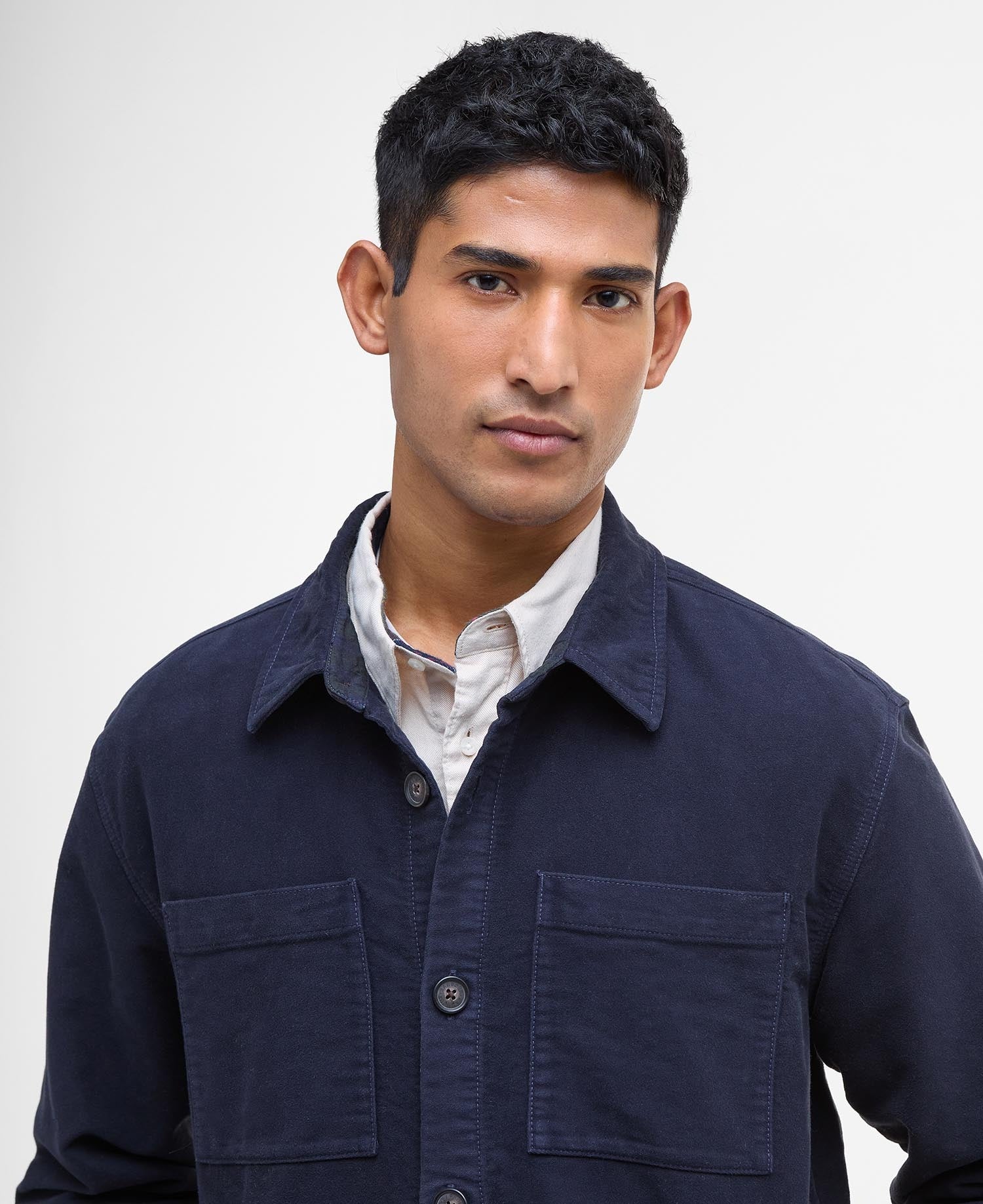 Moleskin Overshirt - Navy