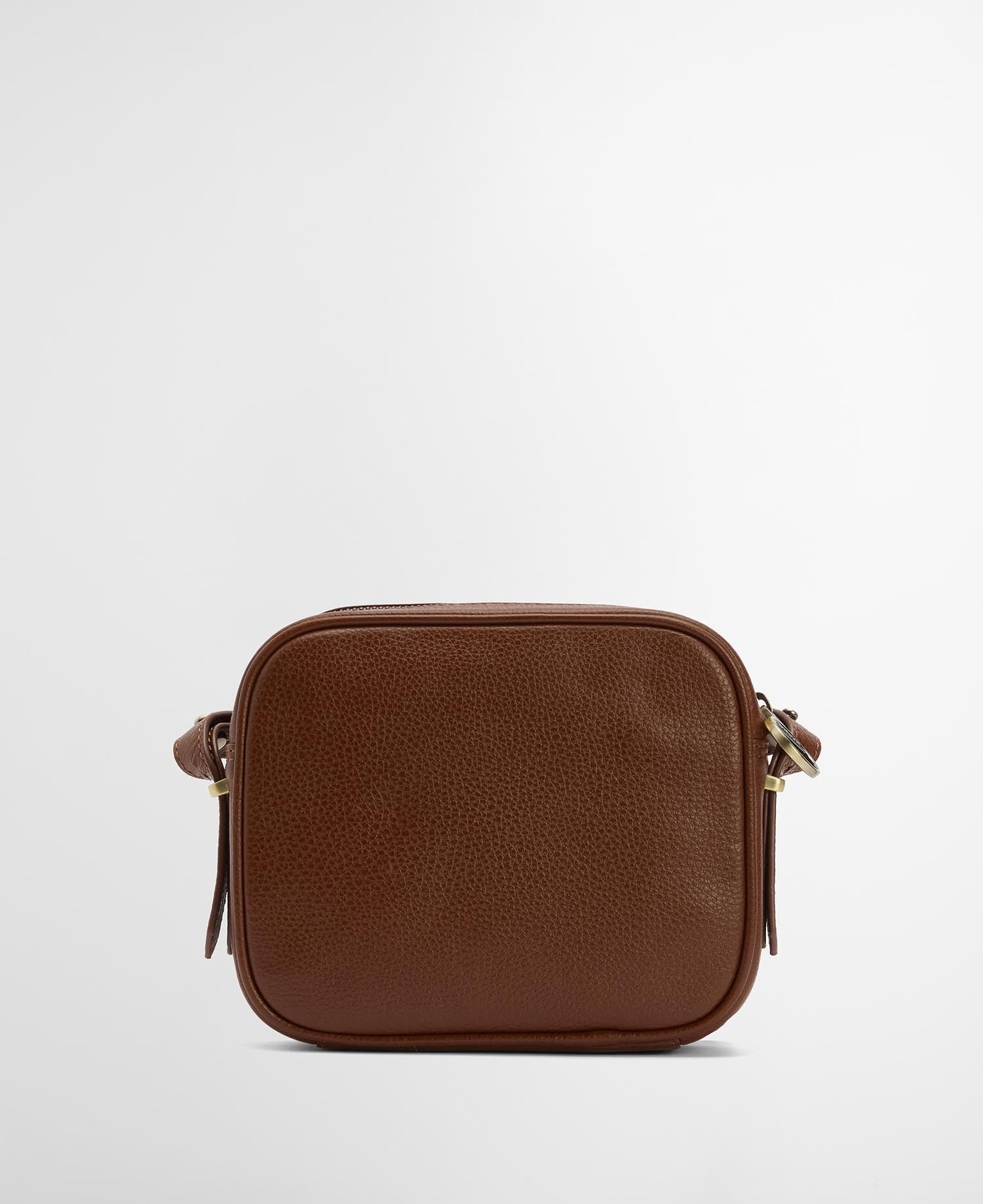 Daphne Leather Crossbody Bag - Brown