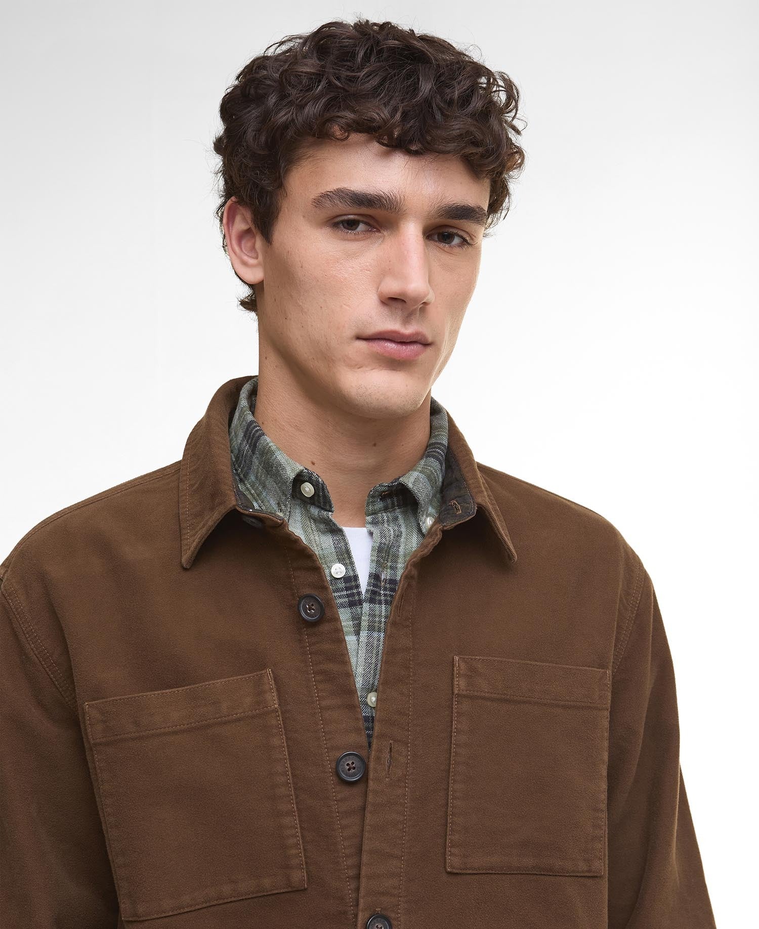 Moleskin Overshirt - Dark Sand