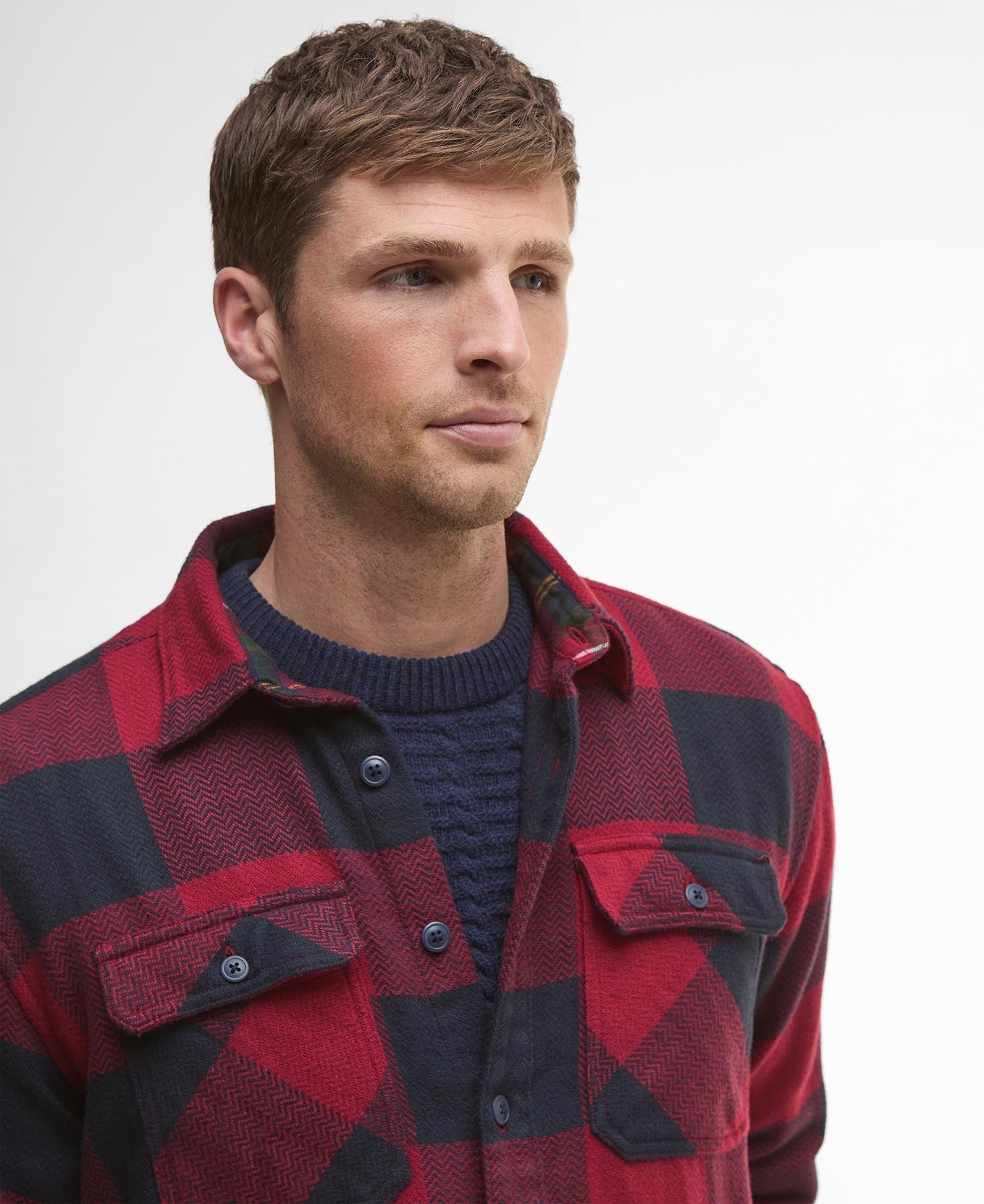 Bertow Relaxed Long-Sleeved Shirt - Navy