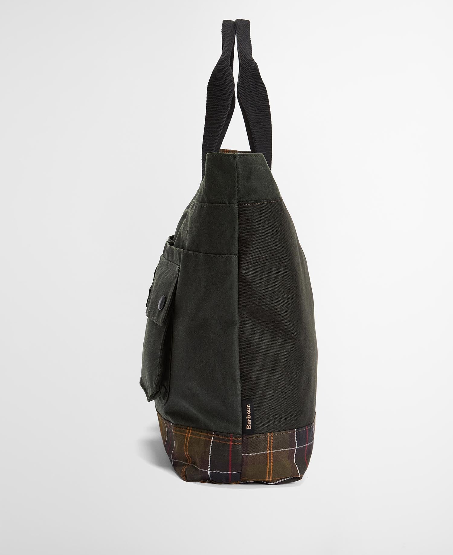 Field Waxed Tote Bag - Sage/Classic