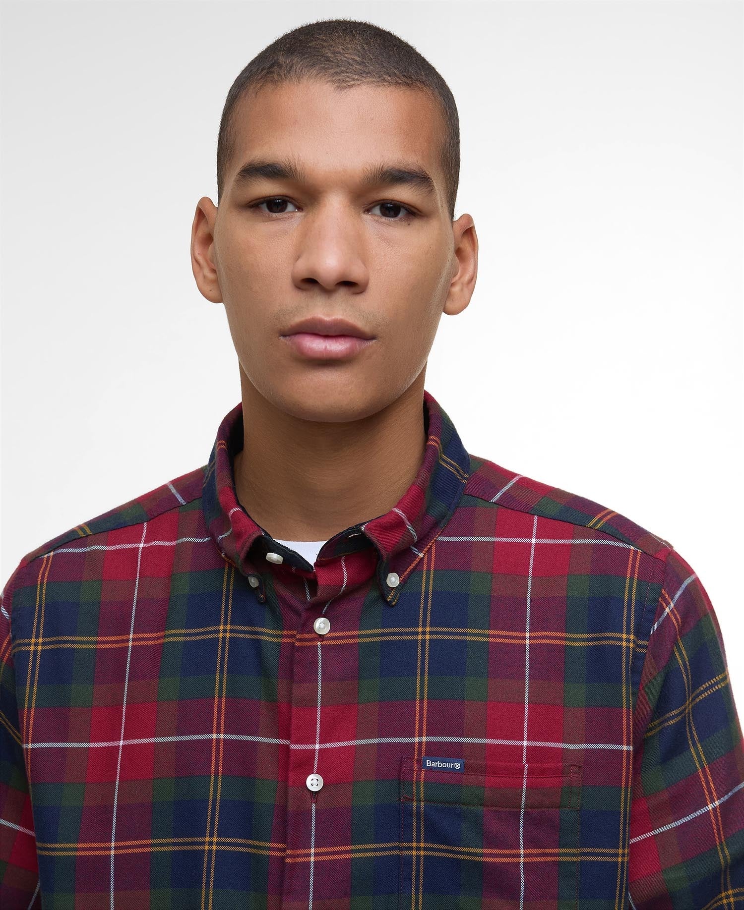 Fortrose Tailored Long-Sleeved Shirt - Winterberry Tartan