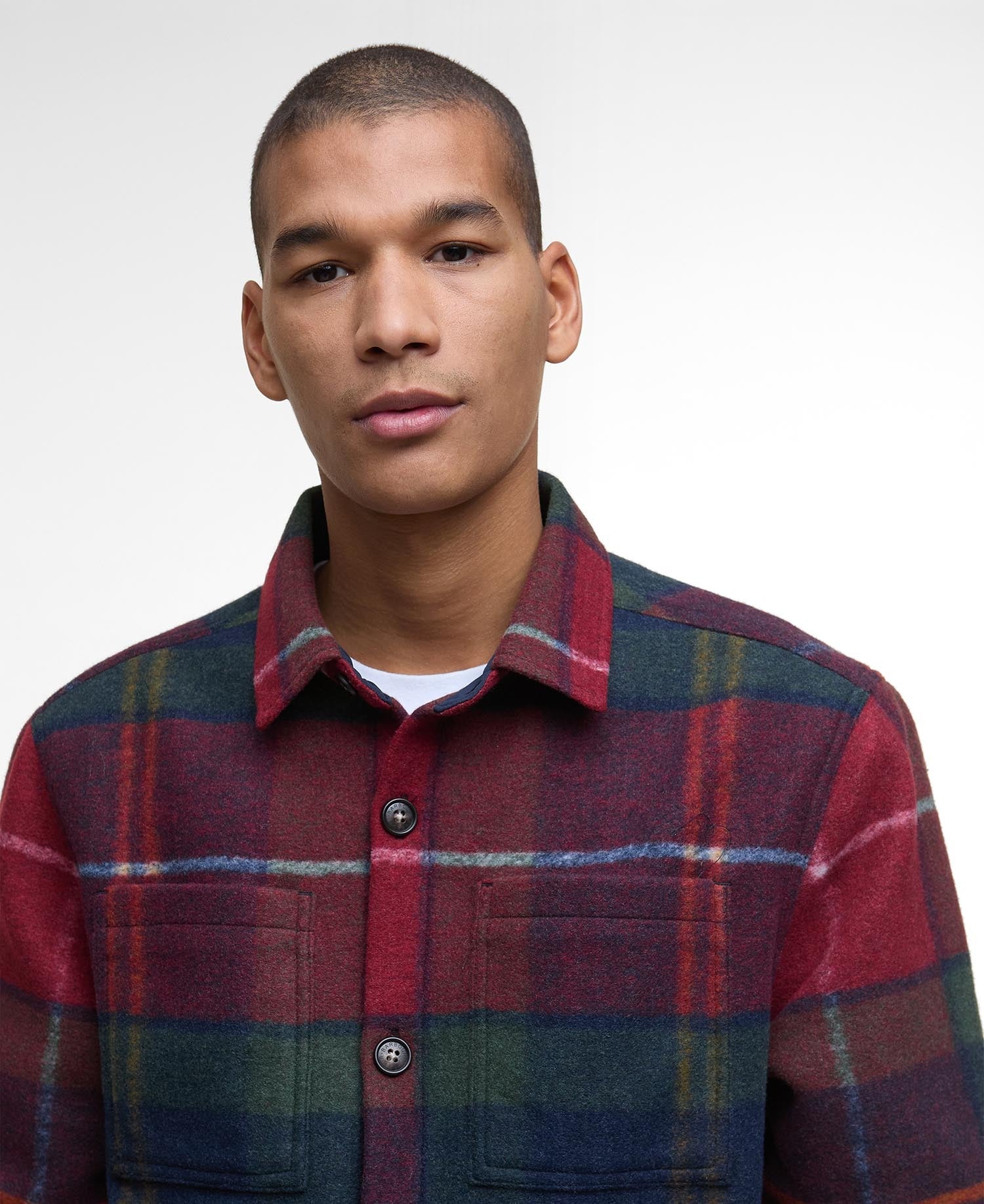 Chapter Check Overshirt - Winterberry Tartan