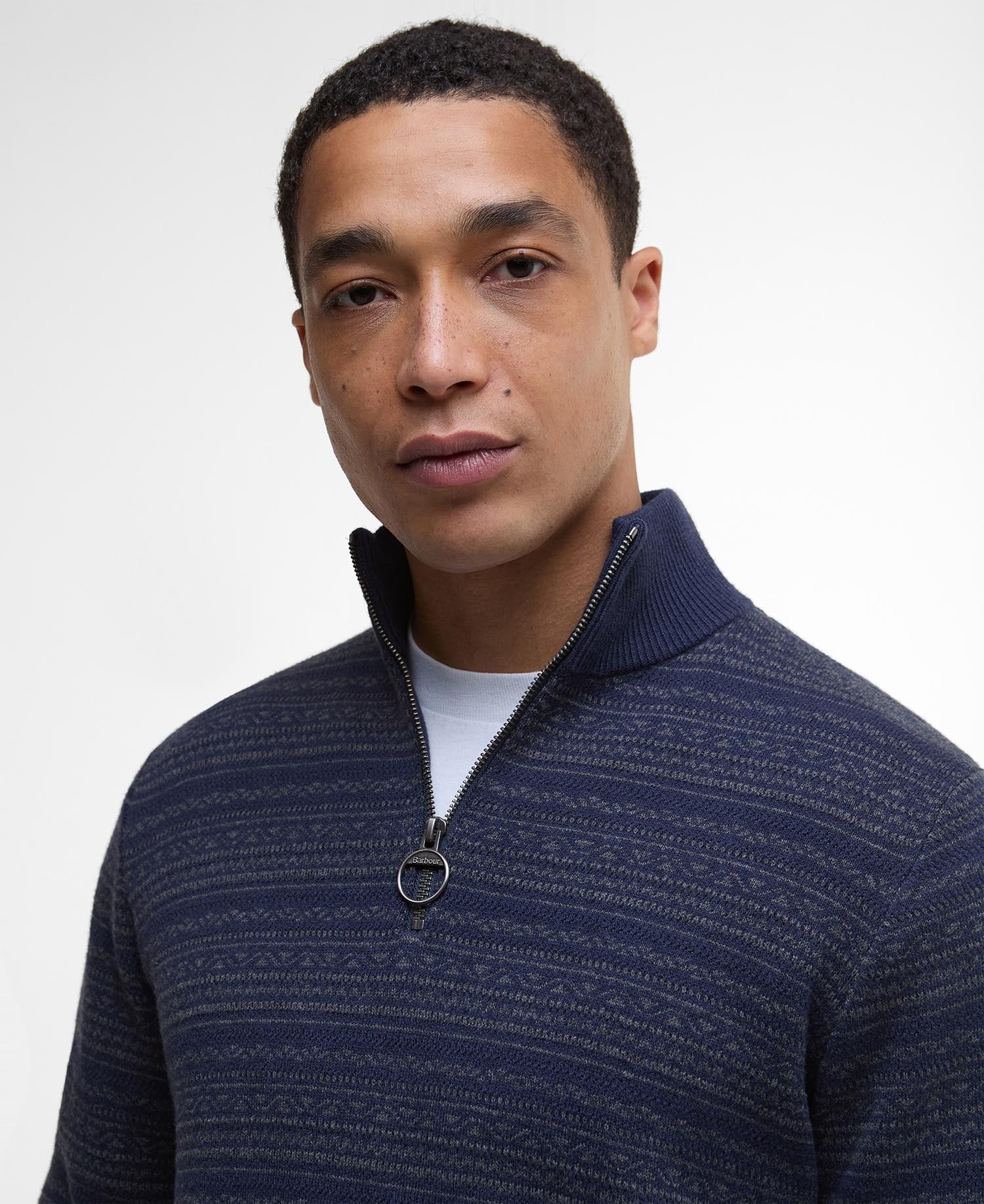 Dartfield Half-Zip Jumper - Navy