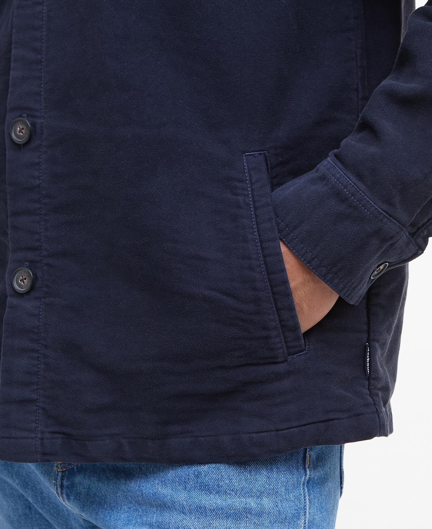 Moleskin Overshirt - Navy