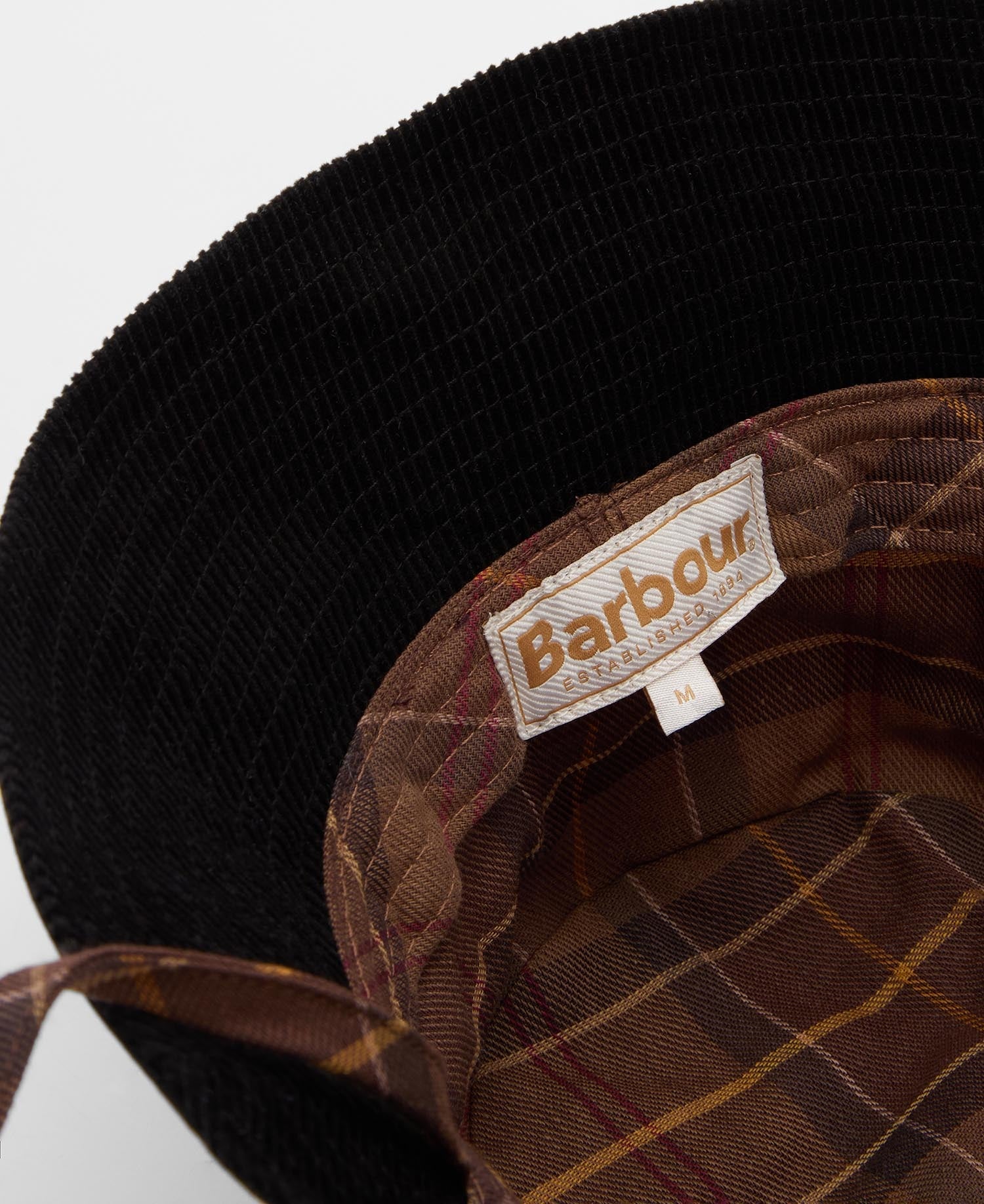 Brackley Waxed Bucket Hat - Merlot/Black