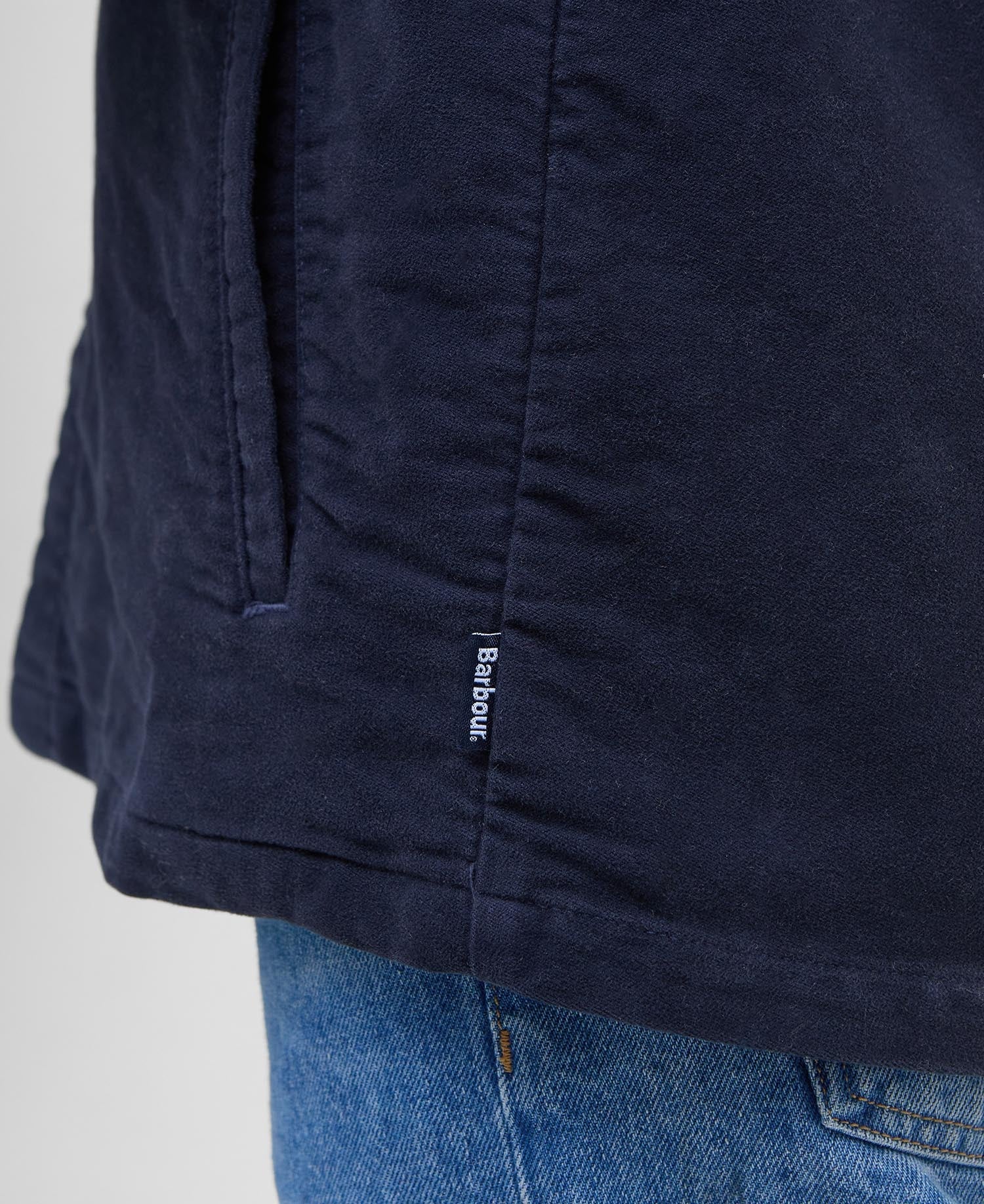 Moleskin Overshirt - Navy