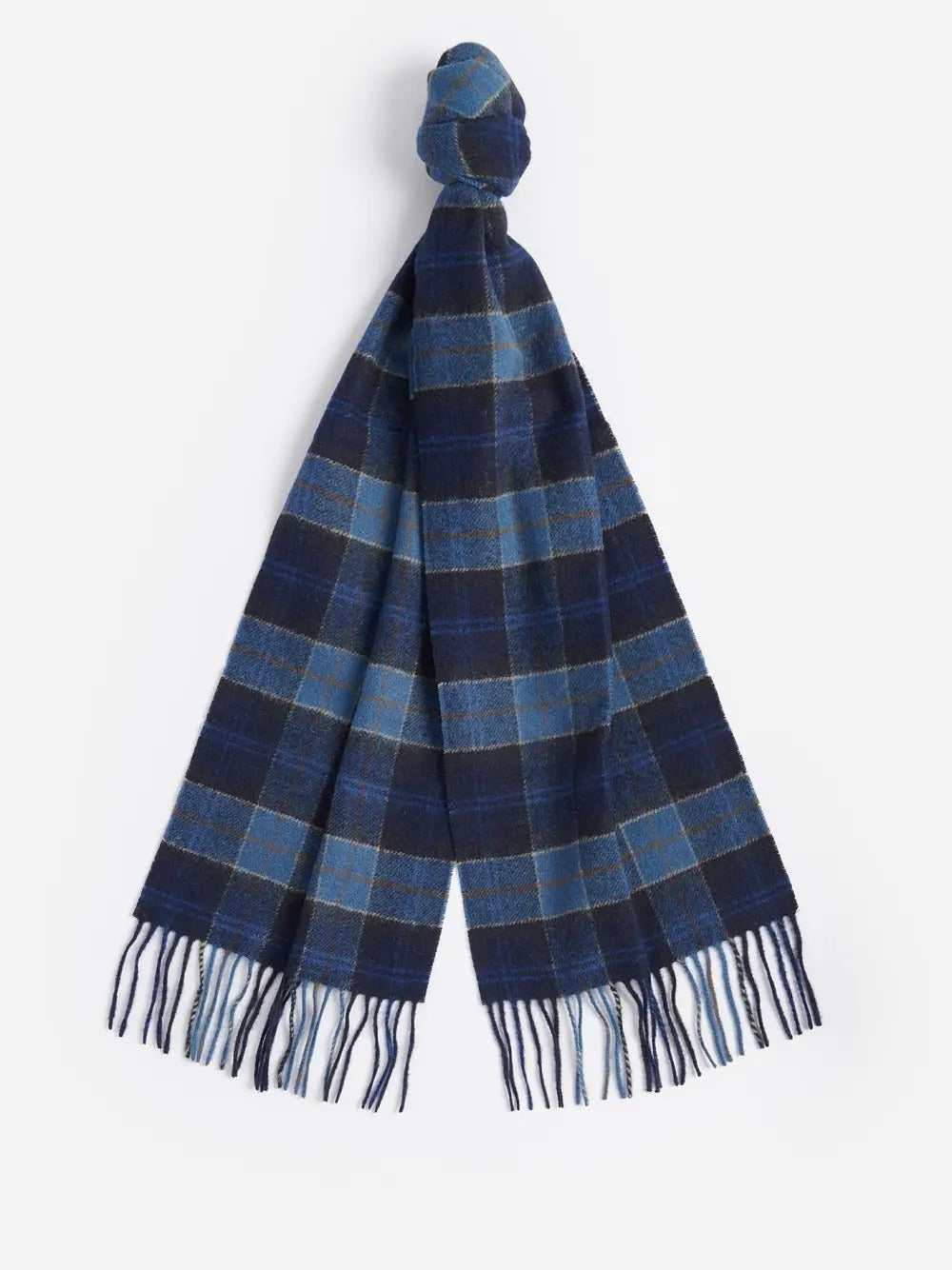 Tartan Lambswool Scarf - Midnight