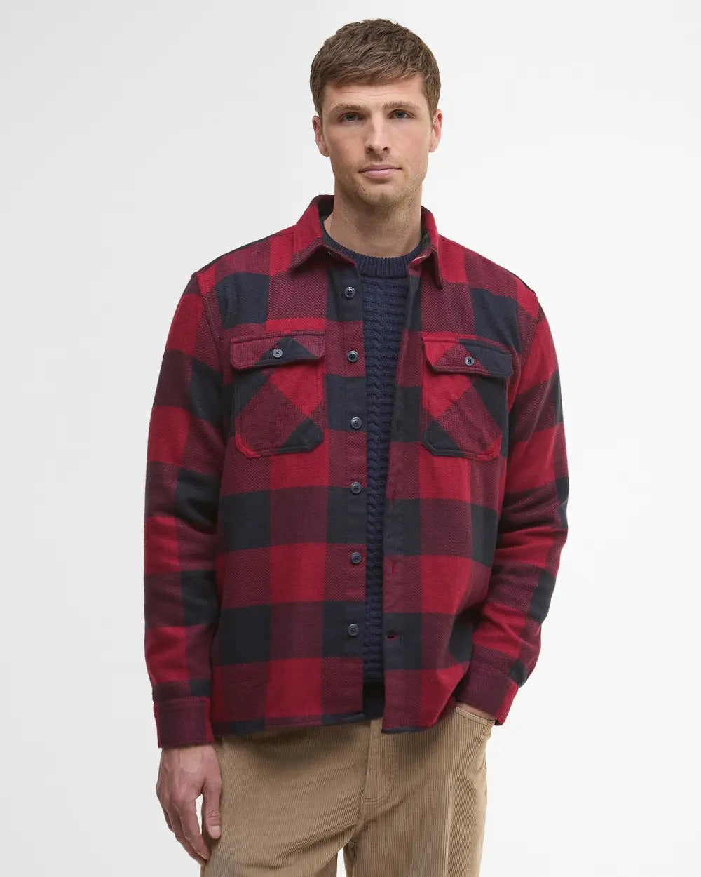 Bertow Relaxed Long-Sleeved Shirt - Navy