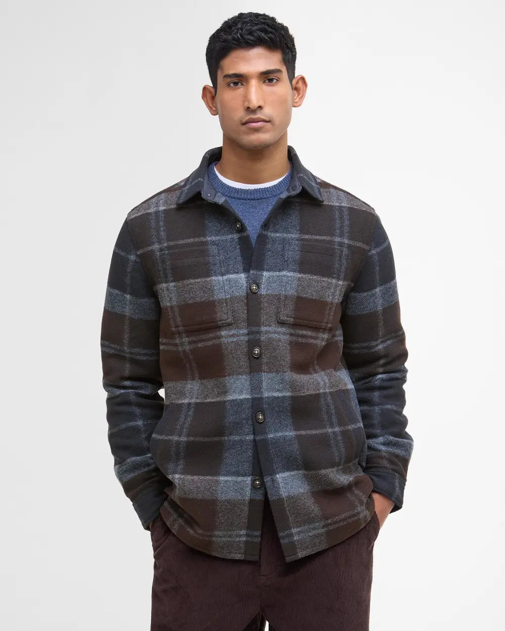 Chapter Check Overshirt - Midnight Oak Tartan