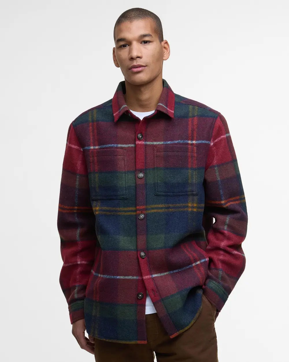 Chapter Check Overshirt - Winterberry Tartan