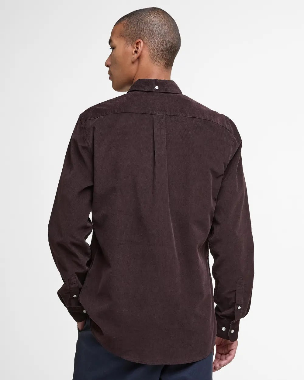 Ramsey Tailored Long-Sleeved Shirt - Dark Oak