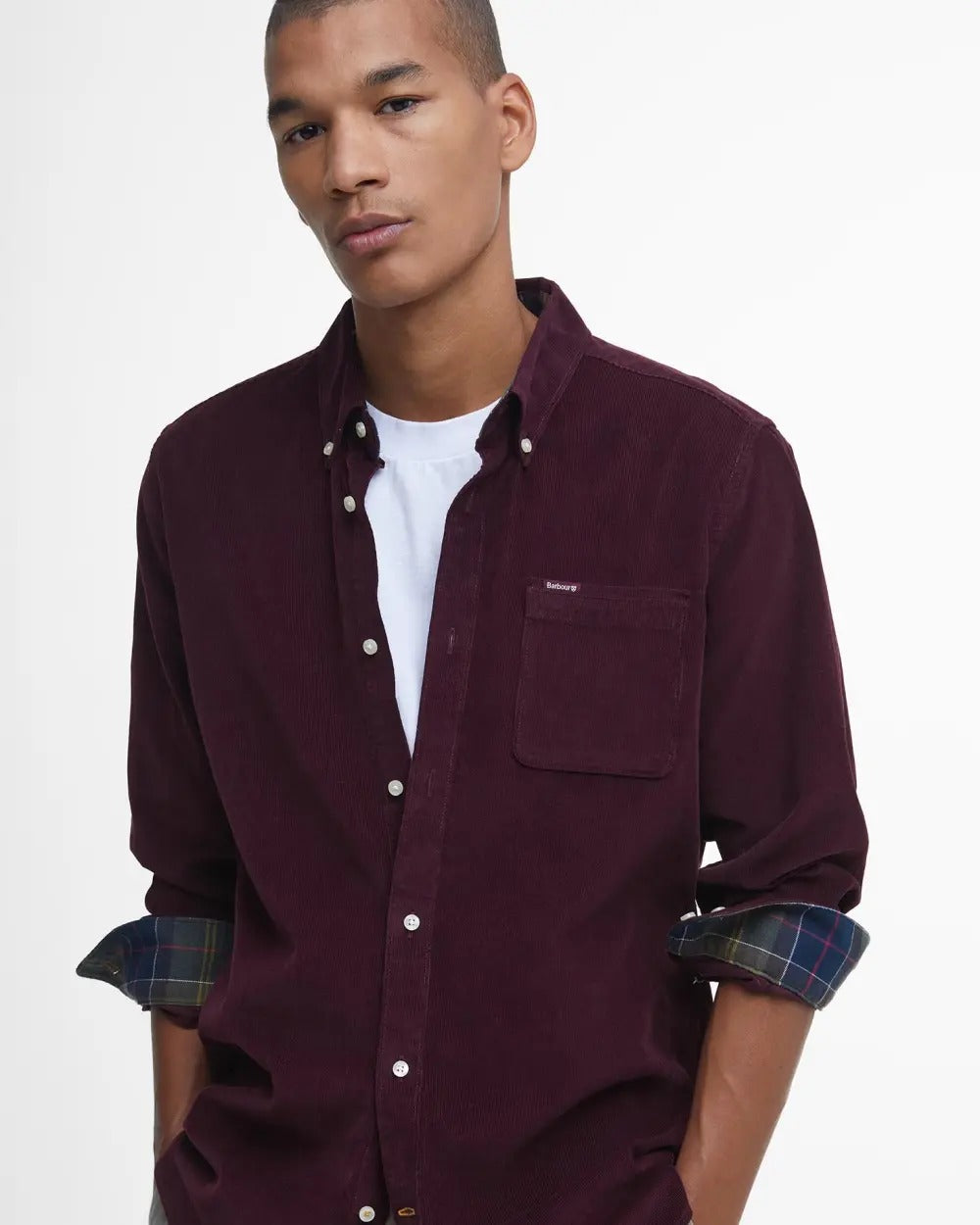 Ramsey Tailored Long-Sleeved Shirt - Winter Red