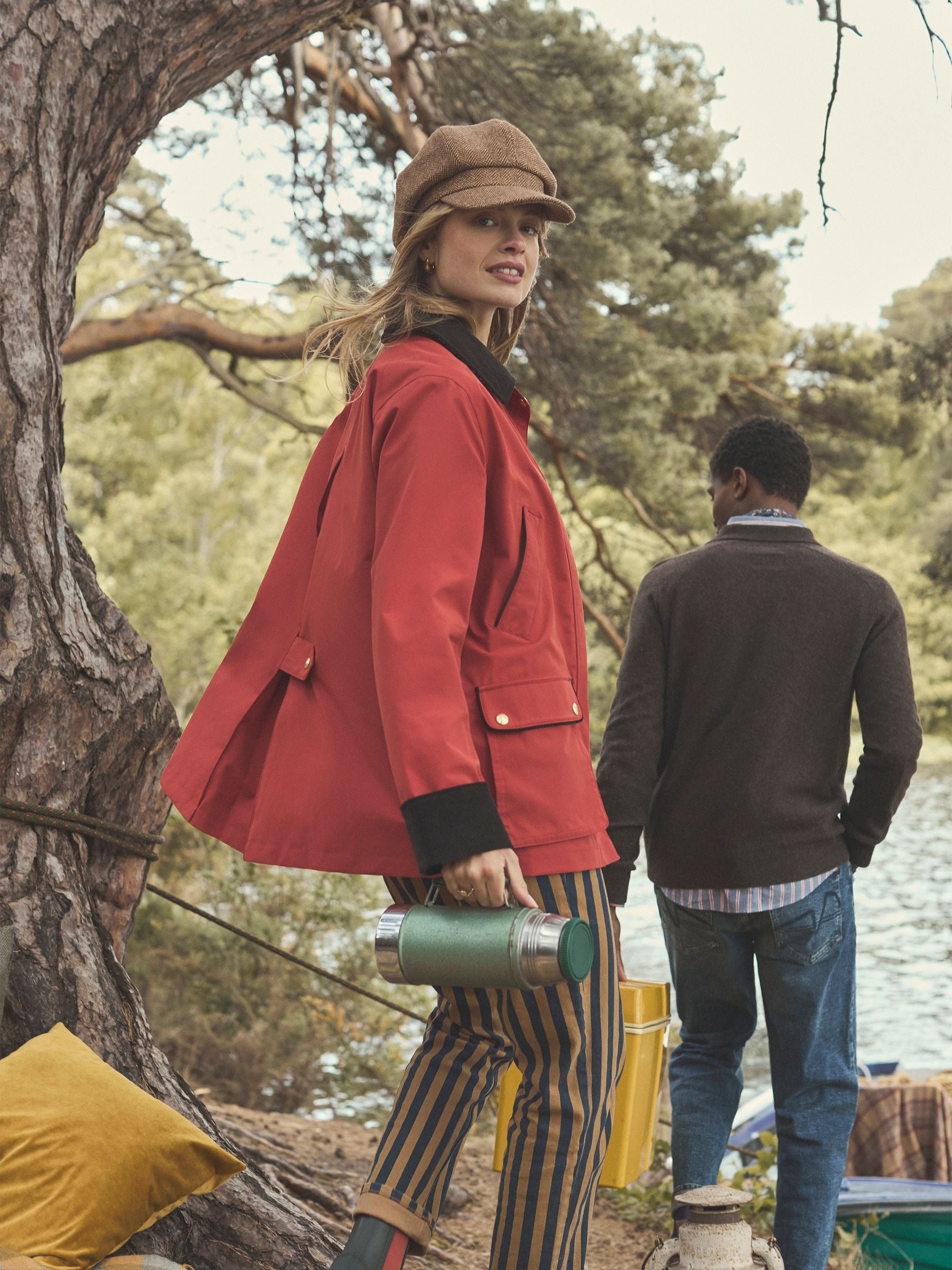 Katherine Burnt Orange Waterproof Heritage Coat
