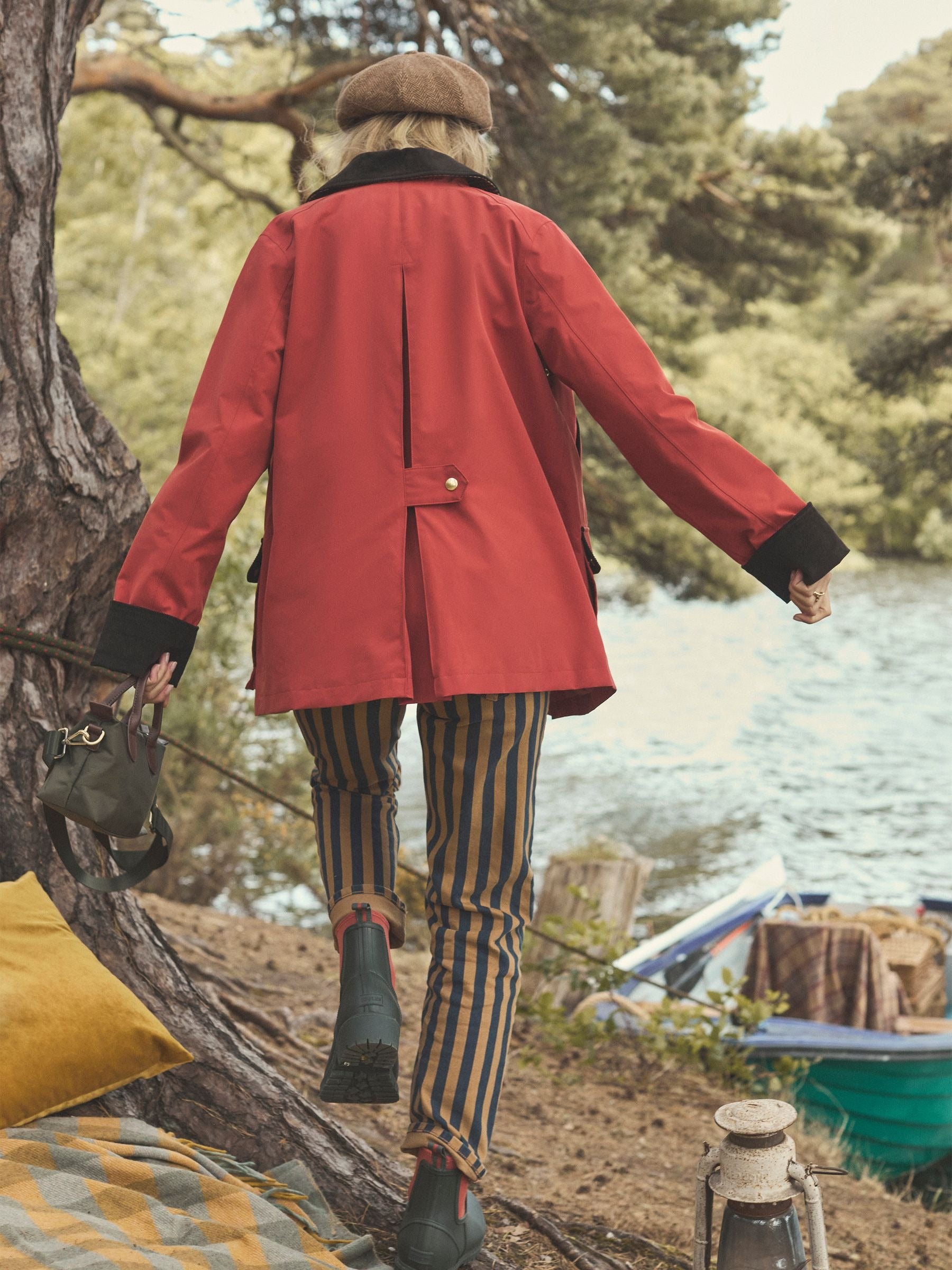 Katherine Burnt Orange Waterproof Heritage Coat