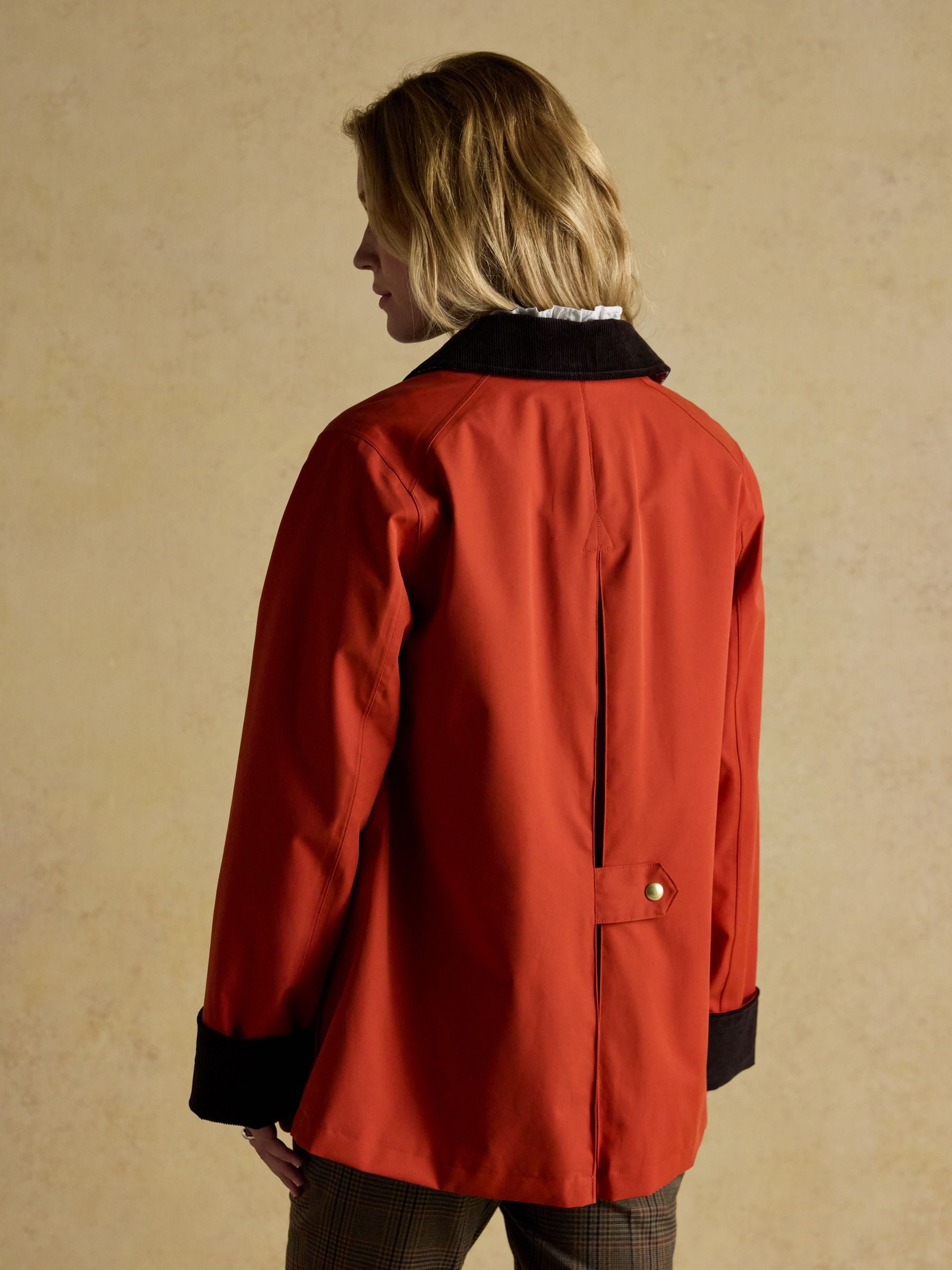 Katherine Burnt Orange Waterproof Heritage Coat