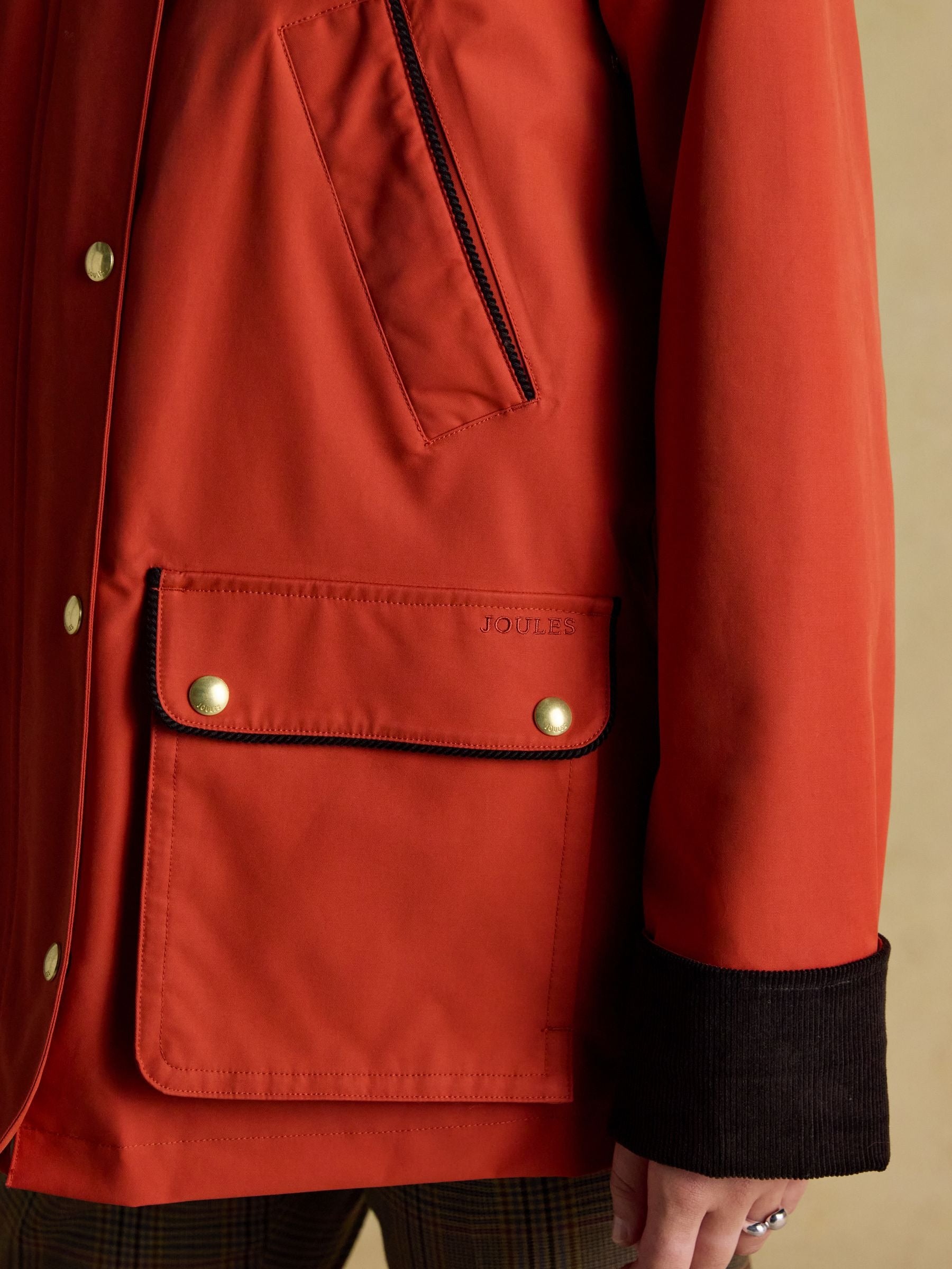 Katherine Burnt Orange Waterproof Heritage Coat