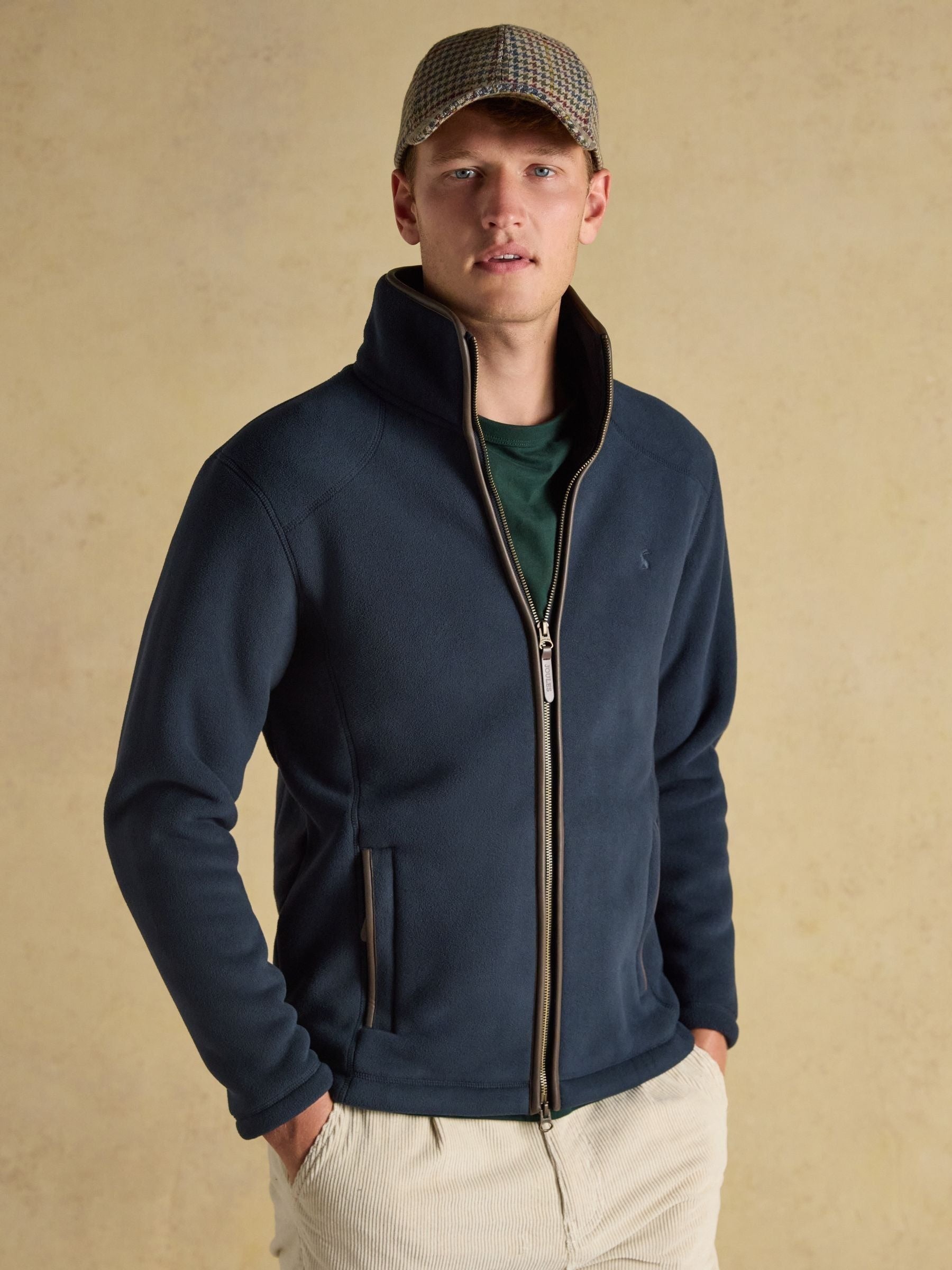 Heritage Fleece Navy Zip Through