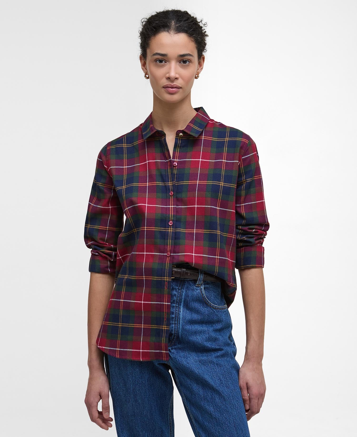 Glades Relaxed Tartan Shirt - Winterberry Tartan