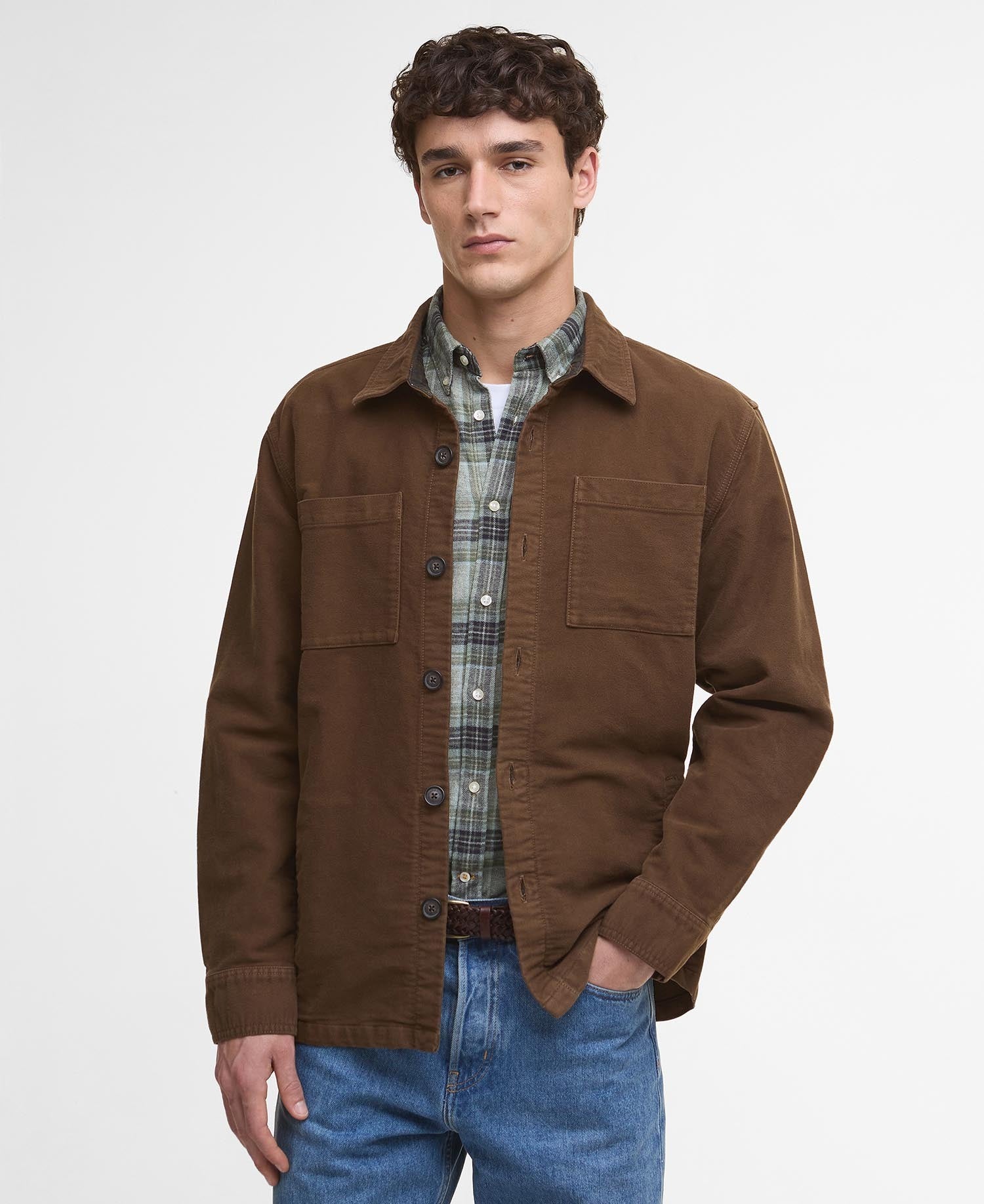 Moleskin Overshirt - Dark Sand
