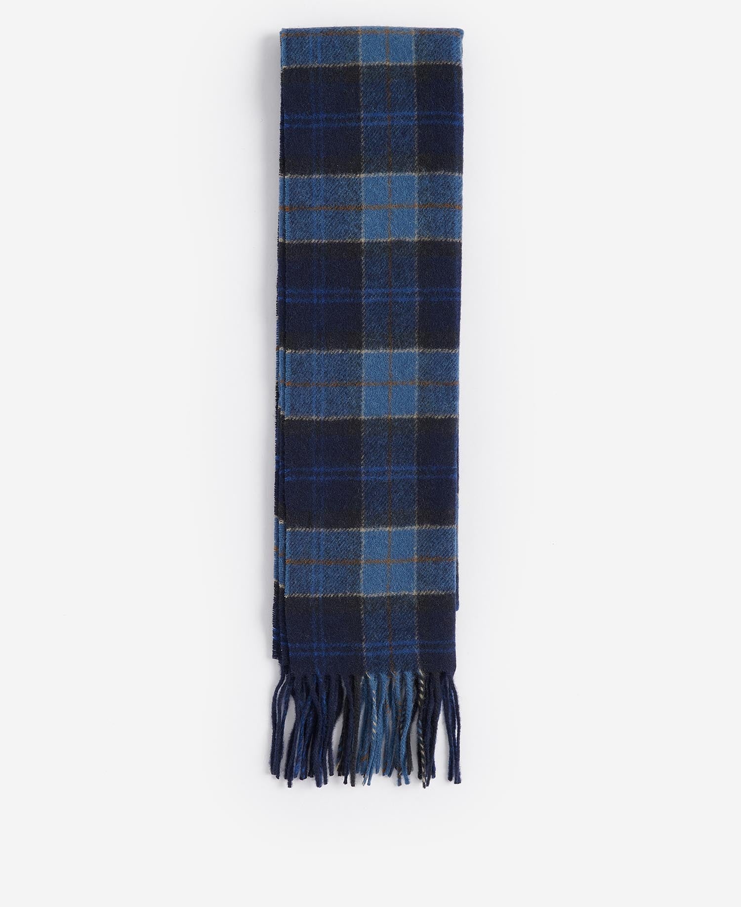 Tartan Lambswool Scarf - Midnight
