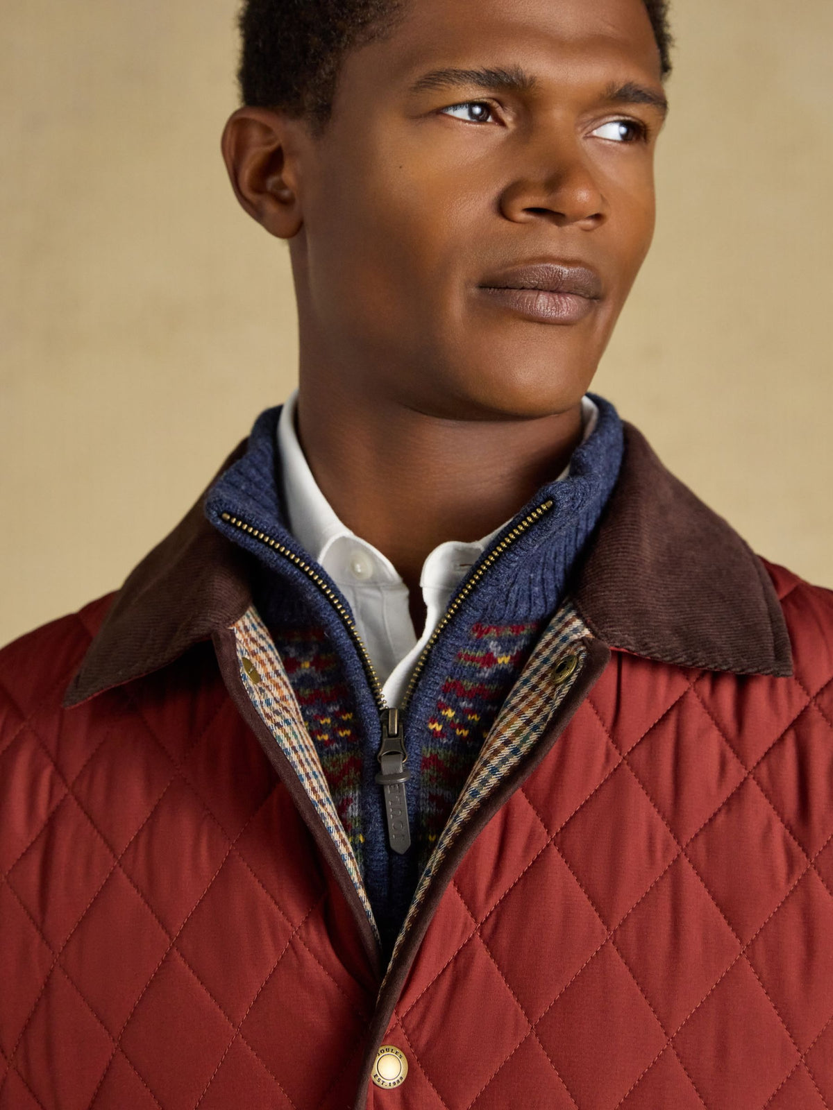 Brick Quilted Jacket