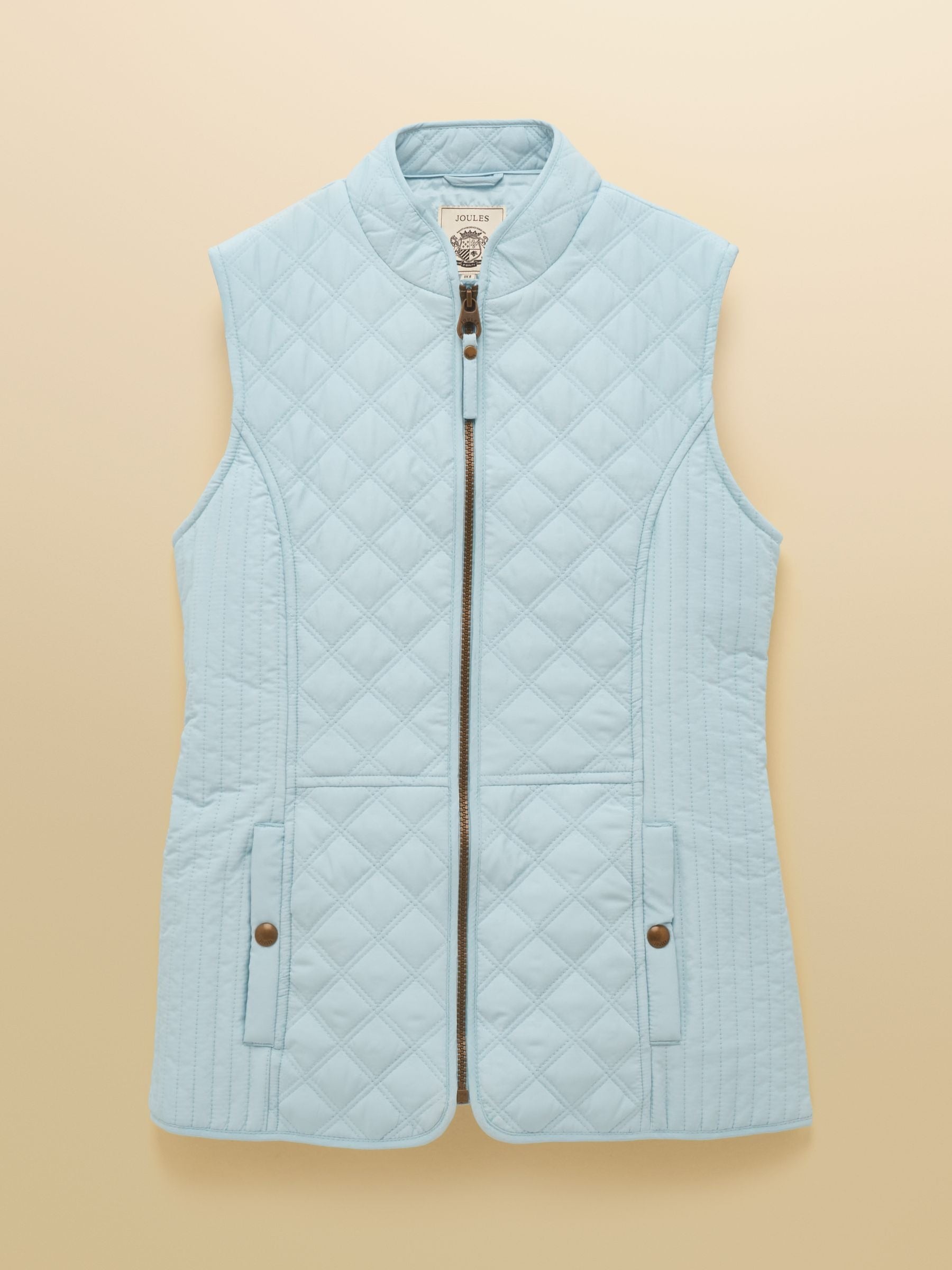 Minx Blue Showerproof Diamond Quilted Gilet
