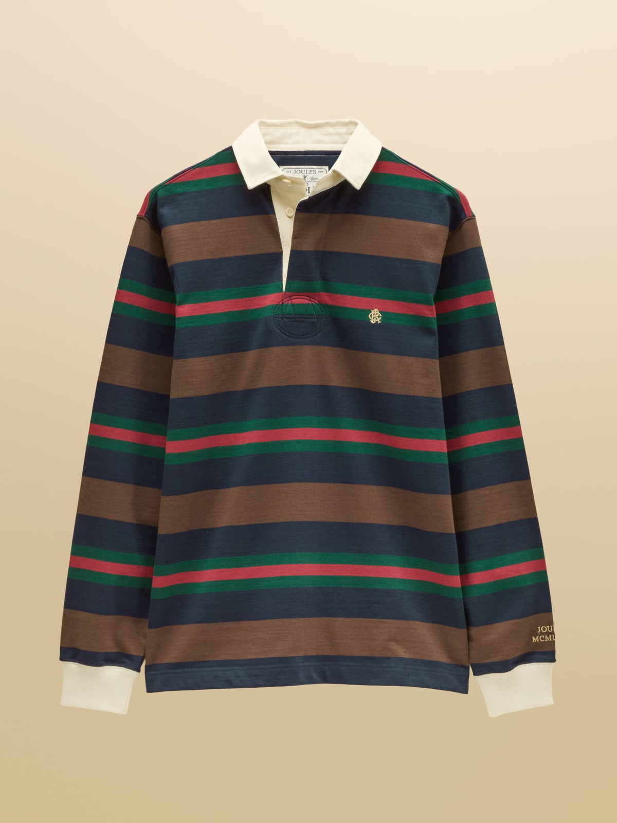 Rugby Club Multi Long Sleeve Striped Rugby Shirt