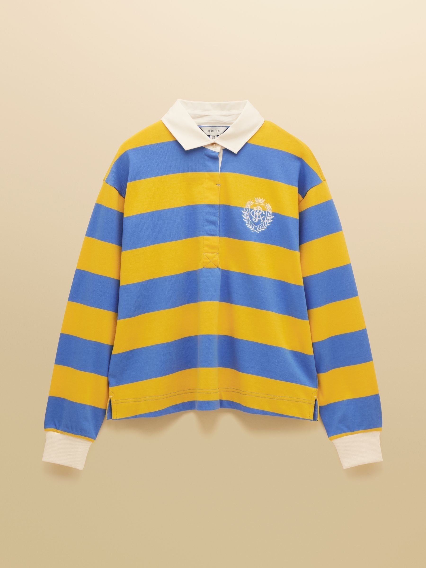 Lara Yellow & Blue Stripe Rugby Shirt