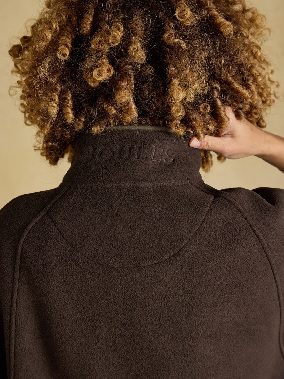 Heritage Chocolate Brown Longline Polar Fleece Cape