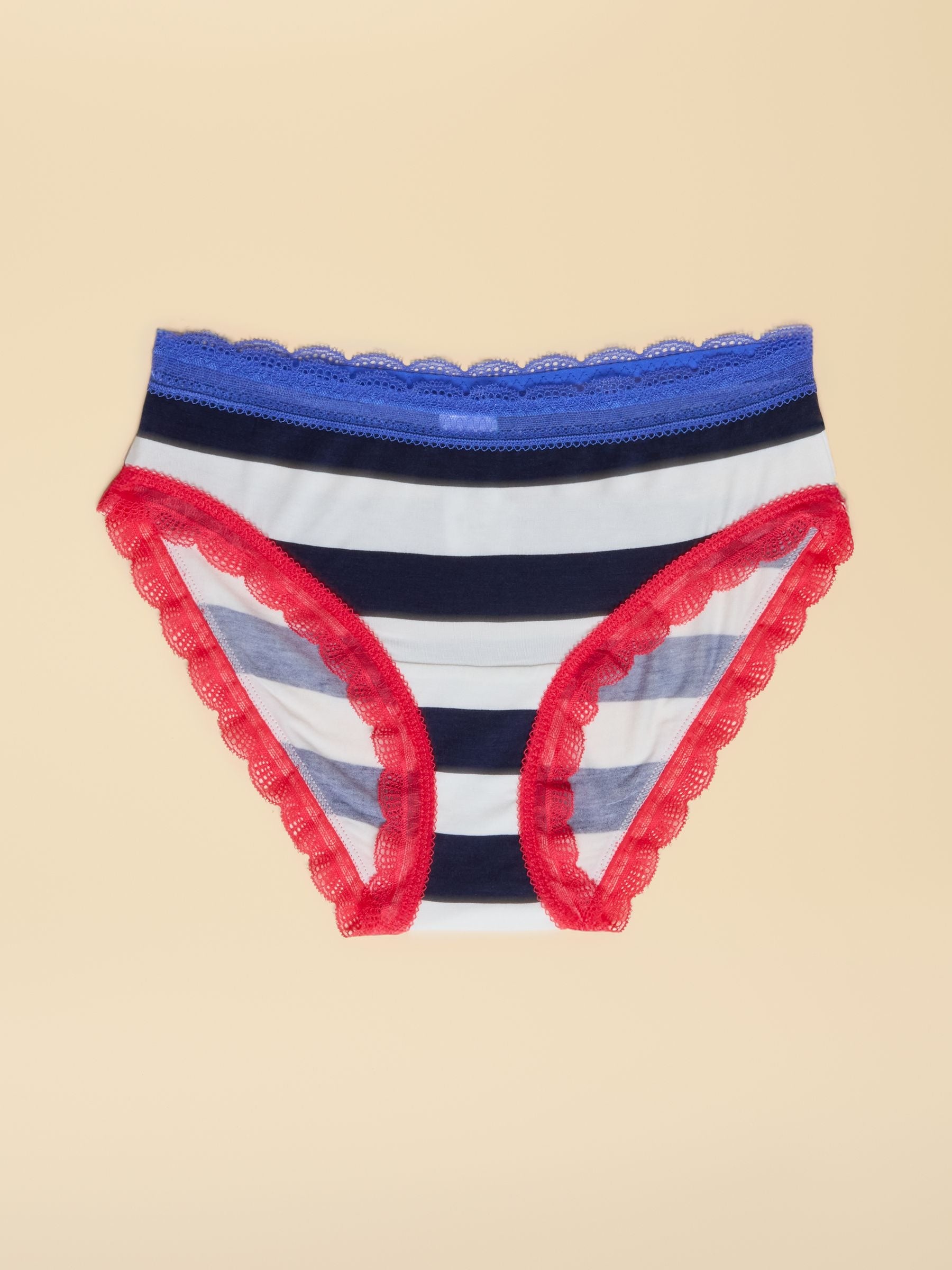 Navy & White Stripe Knickers