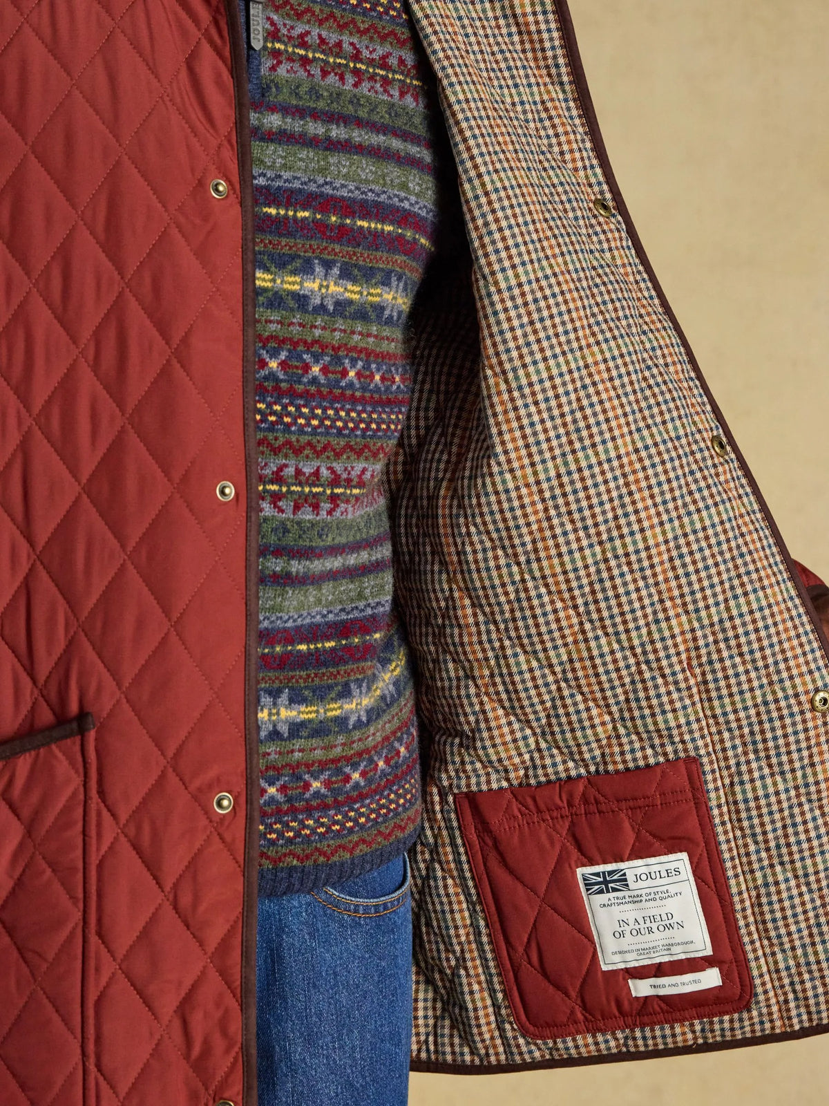 Brick Quilted Jacket