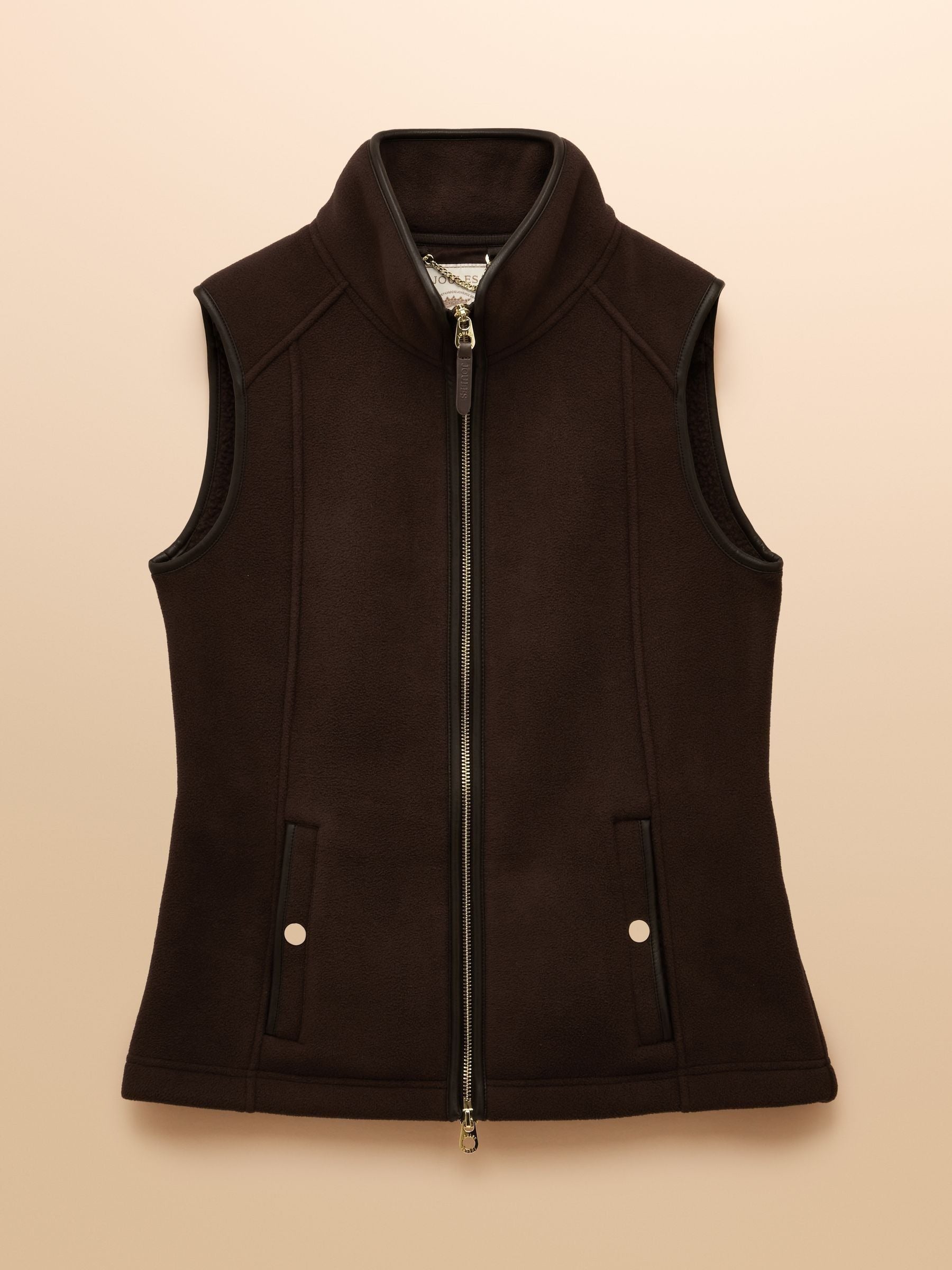 Heritage Brown Regular Fleece Gilet