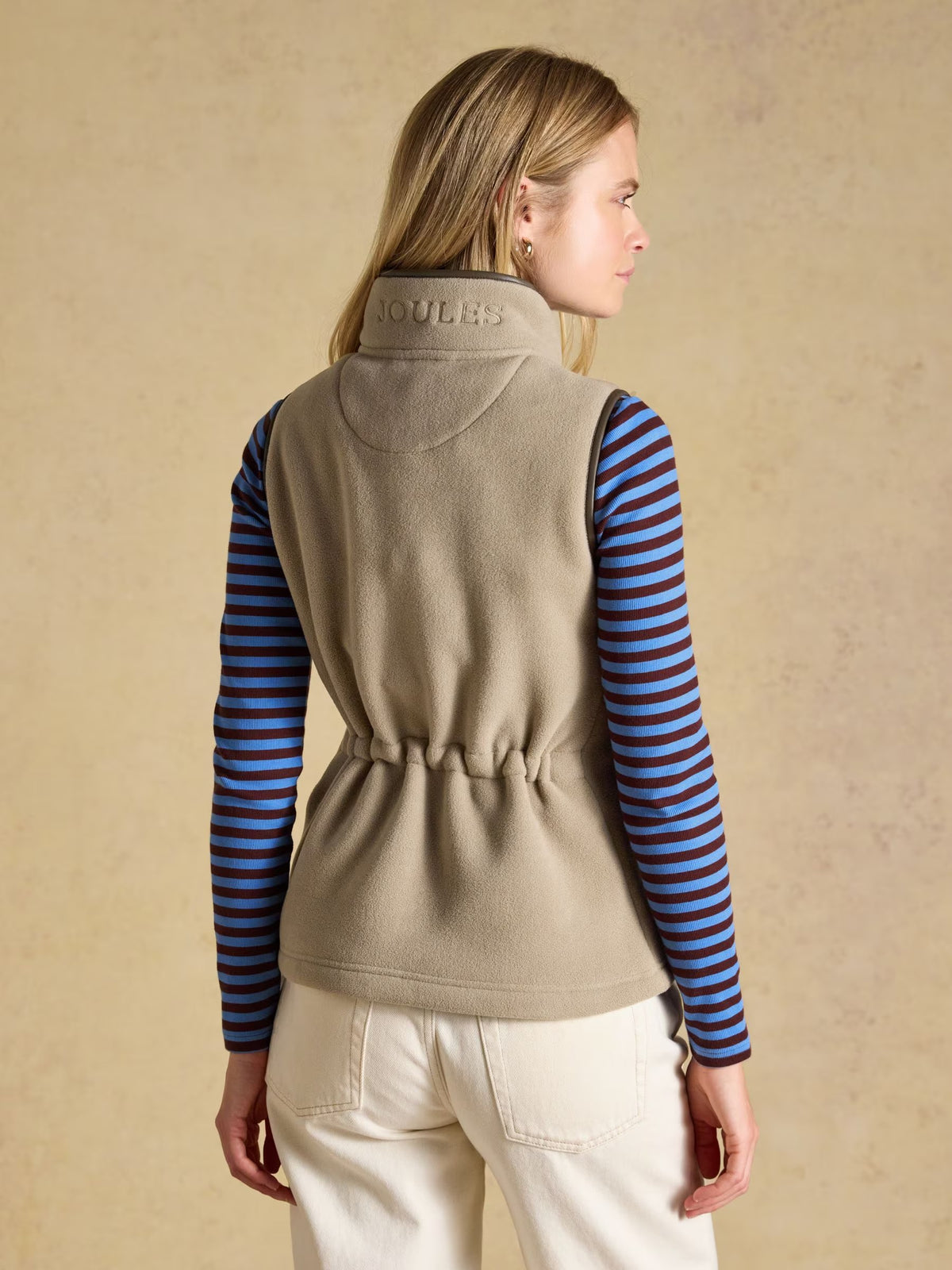 Heritage Mink Brown Regular Polar Fleece Gilet
