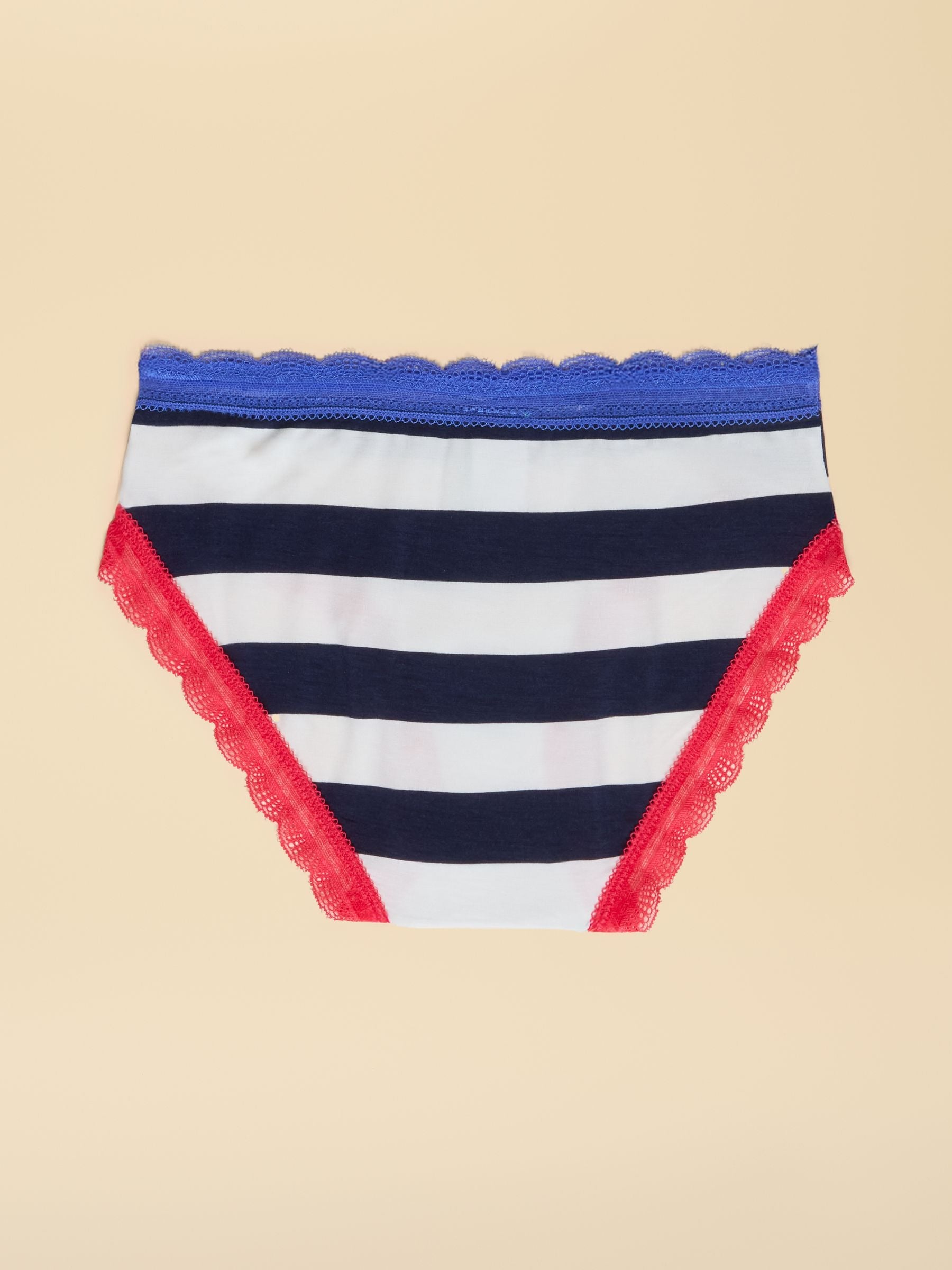 Navy & White Stripe Knickers